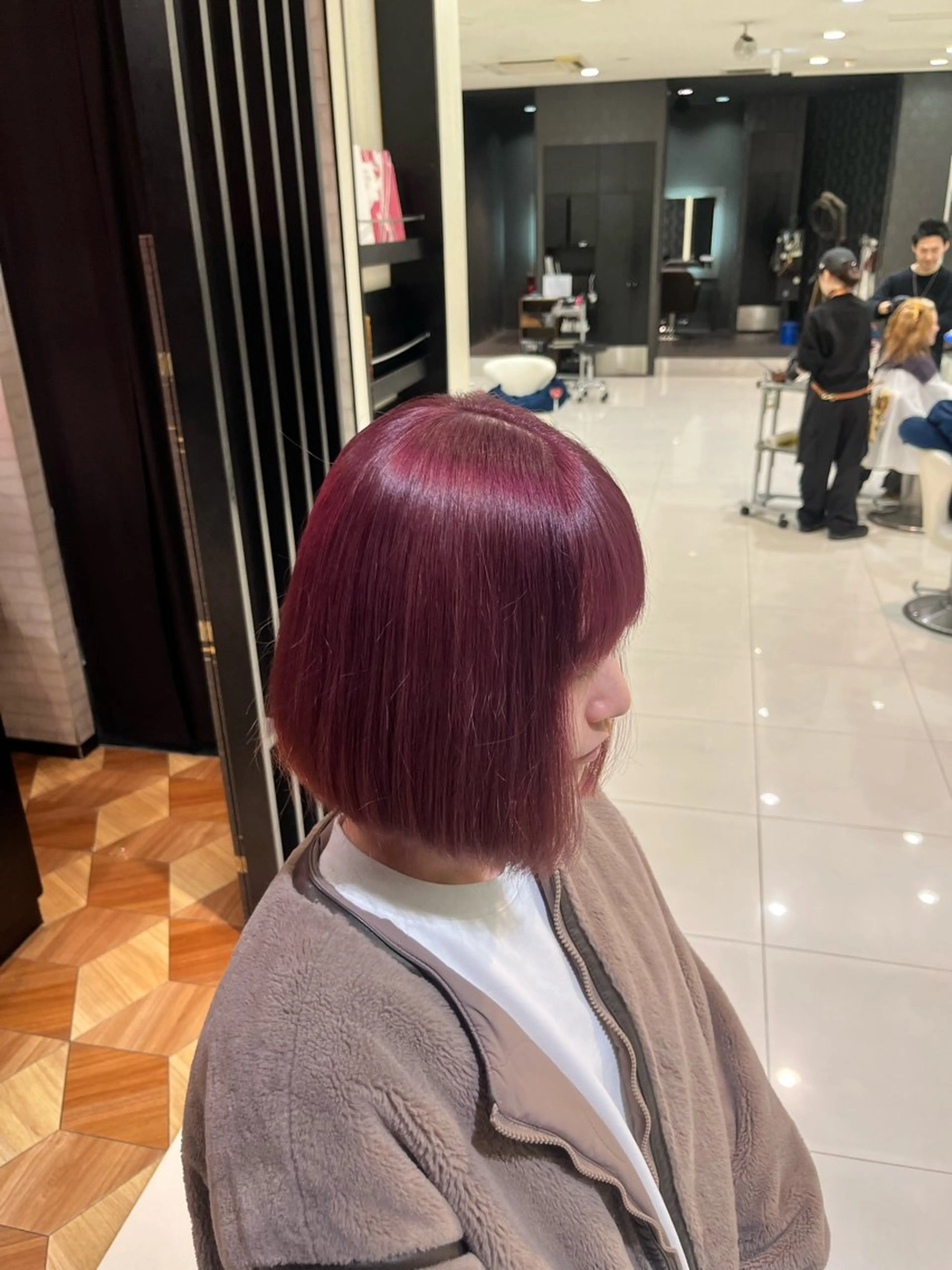 カラー ブリーチ/暖色カラー 宮城陽日のヘアスタイル