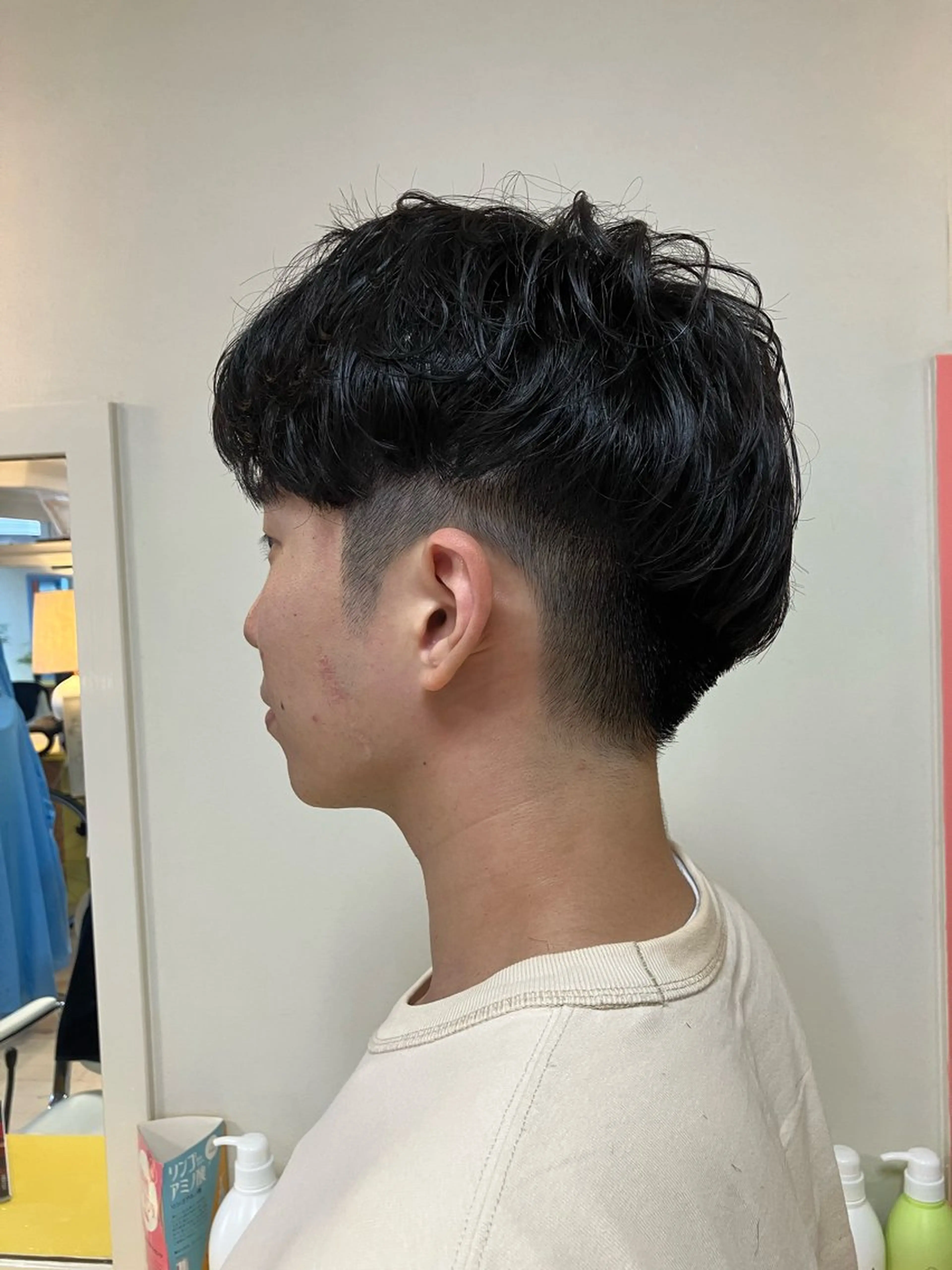 ショート パーマ メンズ 横田  尚登のヘアスタイル