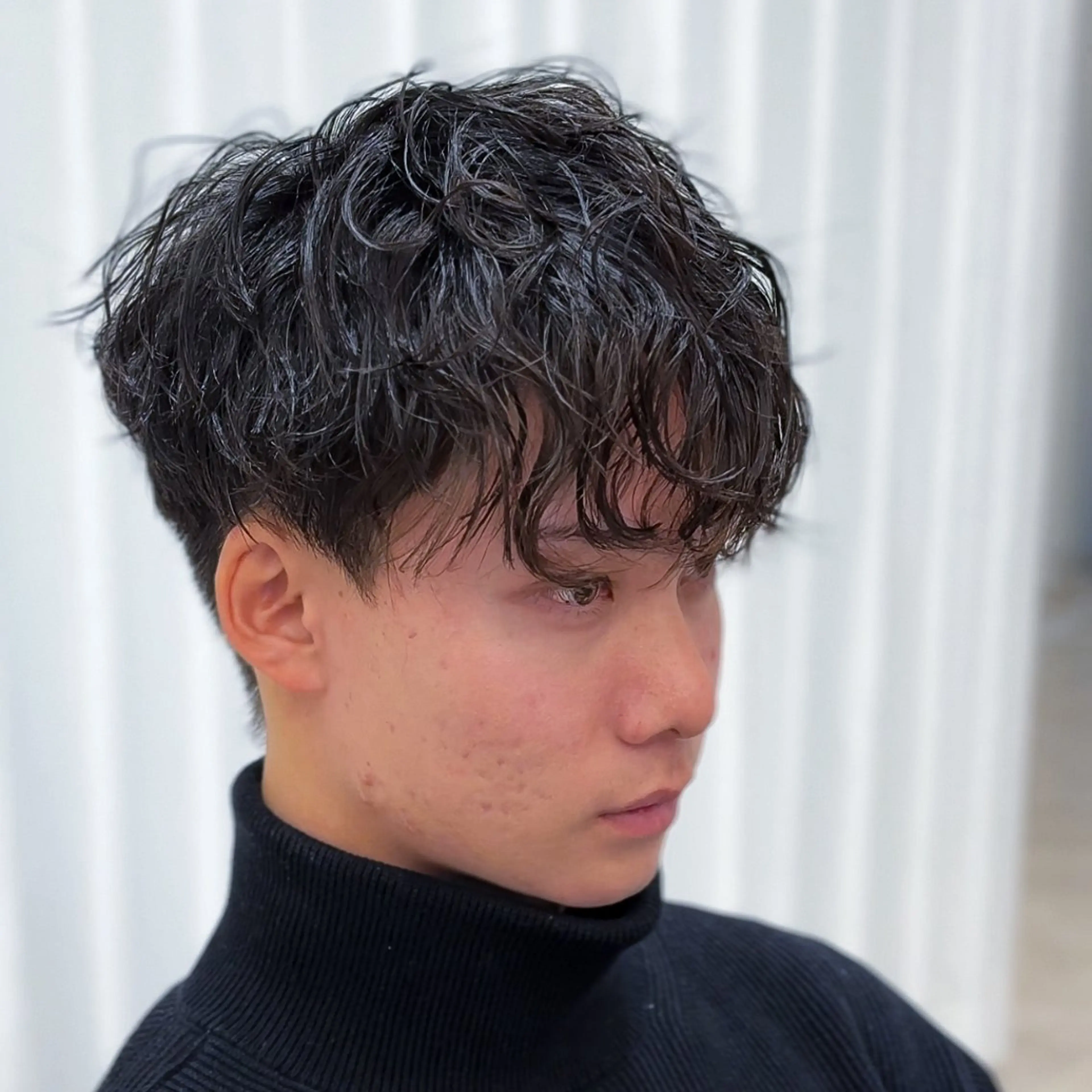 ショート パーマ メンズ SALOWIN名古屋Suite店所属・名古屋のメンズ特化 美容師/わたるのヘアスタイル