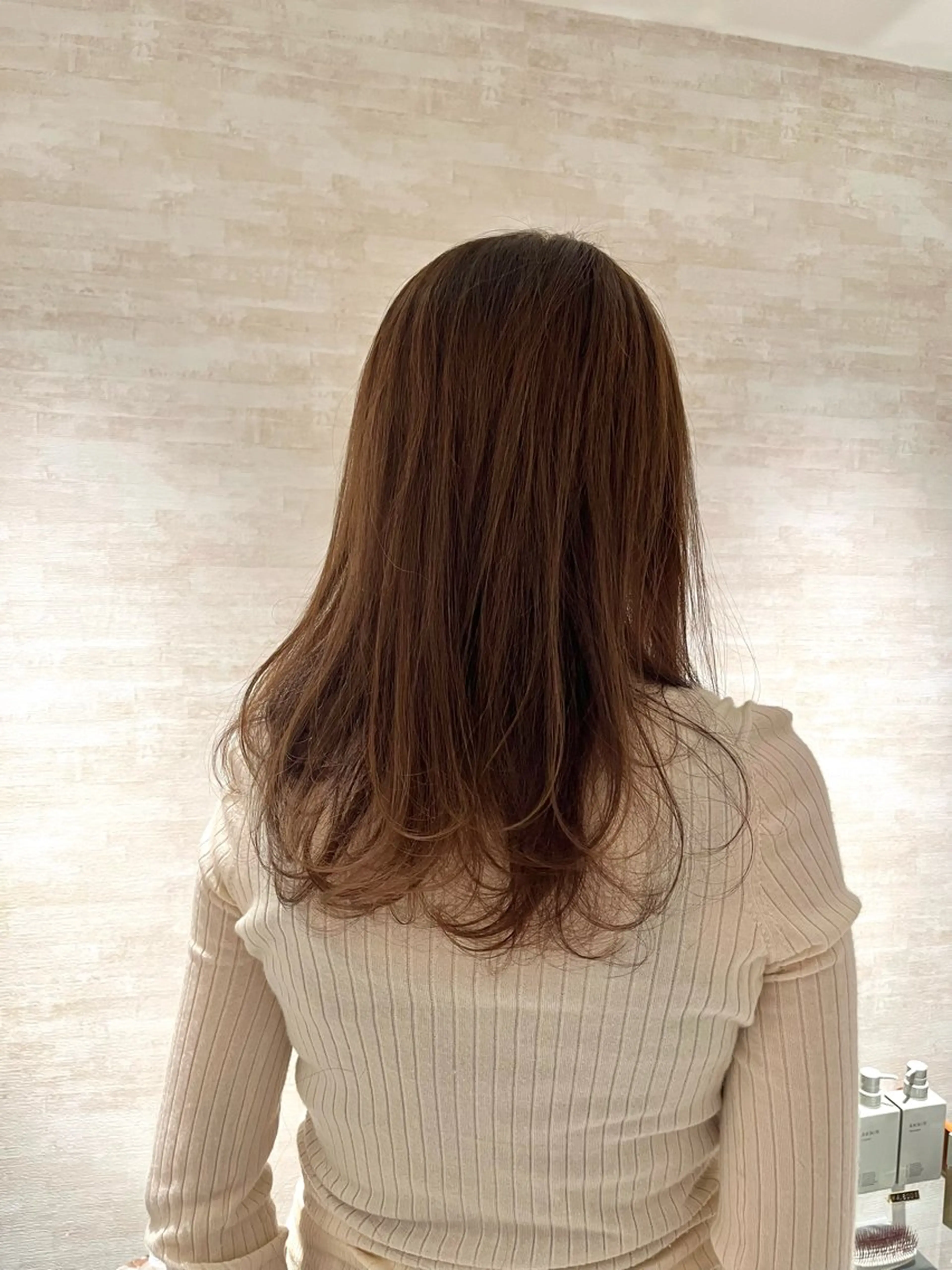 セミロング BEAUTRIUM 広尾店所属・木村 飛蕗💎 カットモデル募集のヘアスタイル