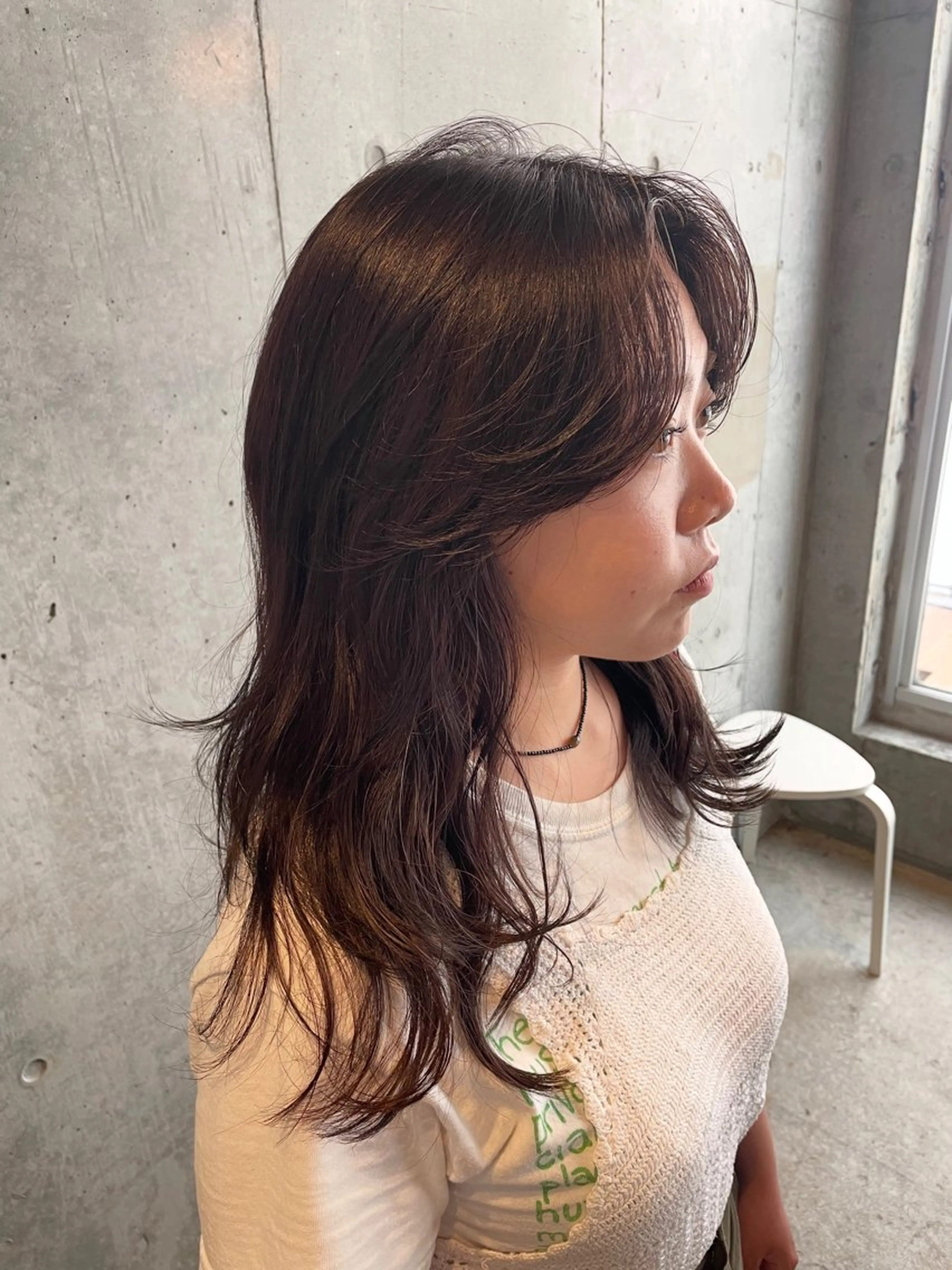 セミロング カット ヘアカラー SALOWIN 立川所属・MAYU /ナチュラルヘア🌷のヘアスタイル