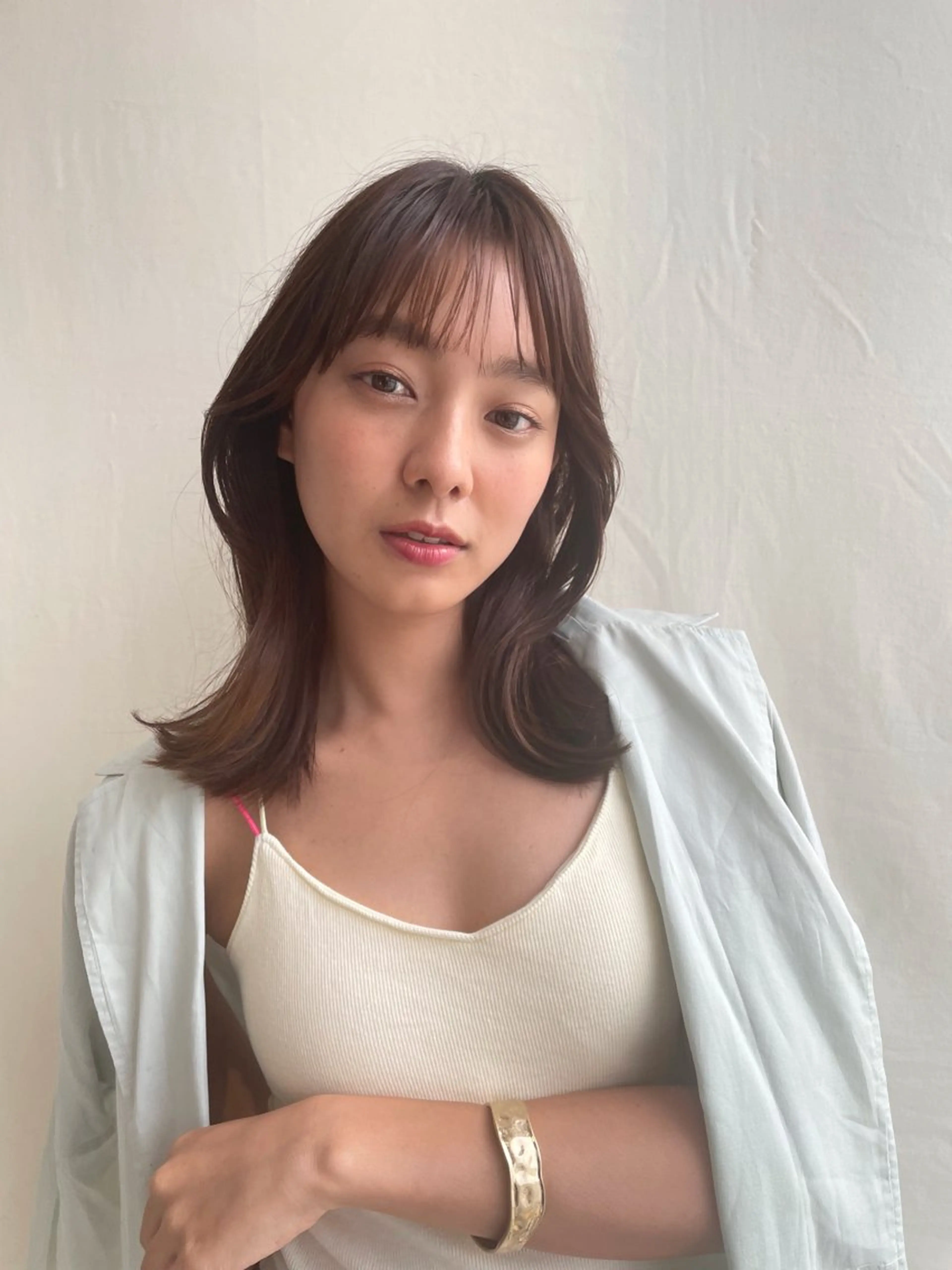 ミディアム カラー レイヤーカット🎀 kanaのヘアスタイル