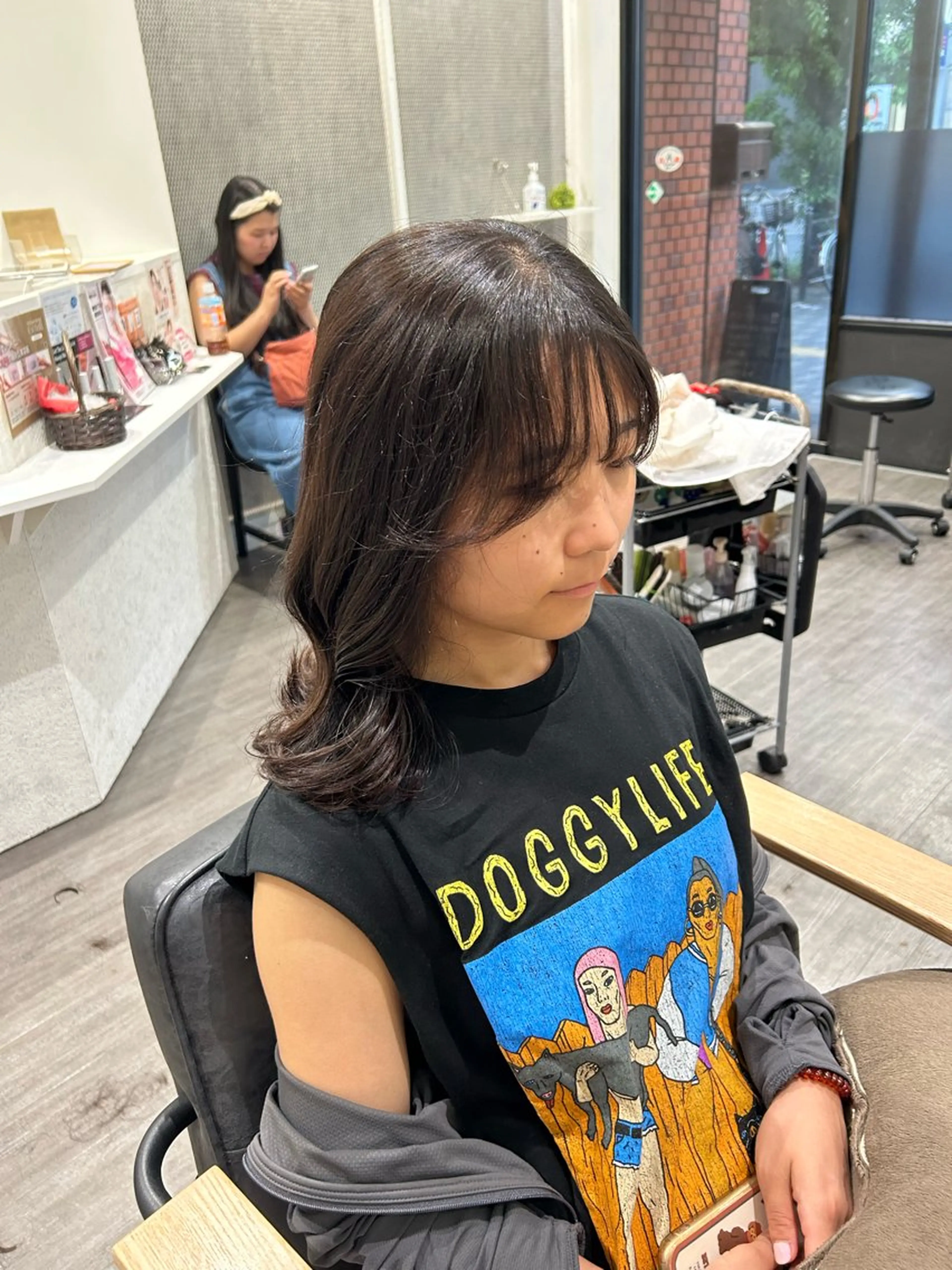 ミディアム 片平 帆香のヘアスタイル