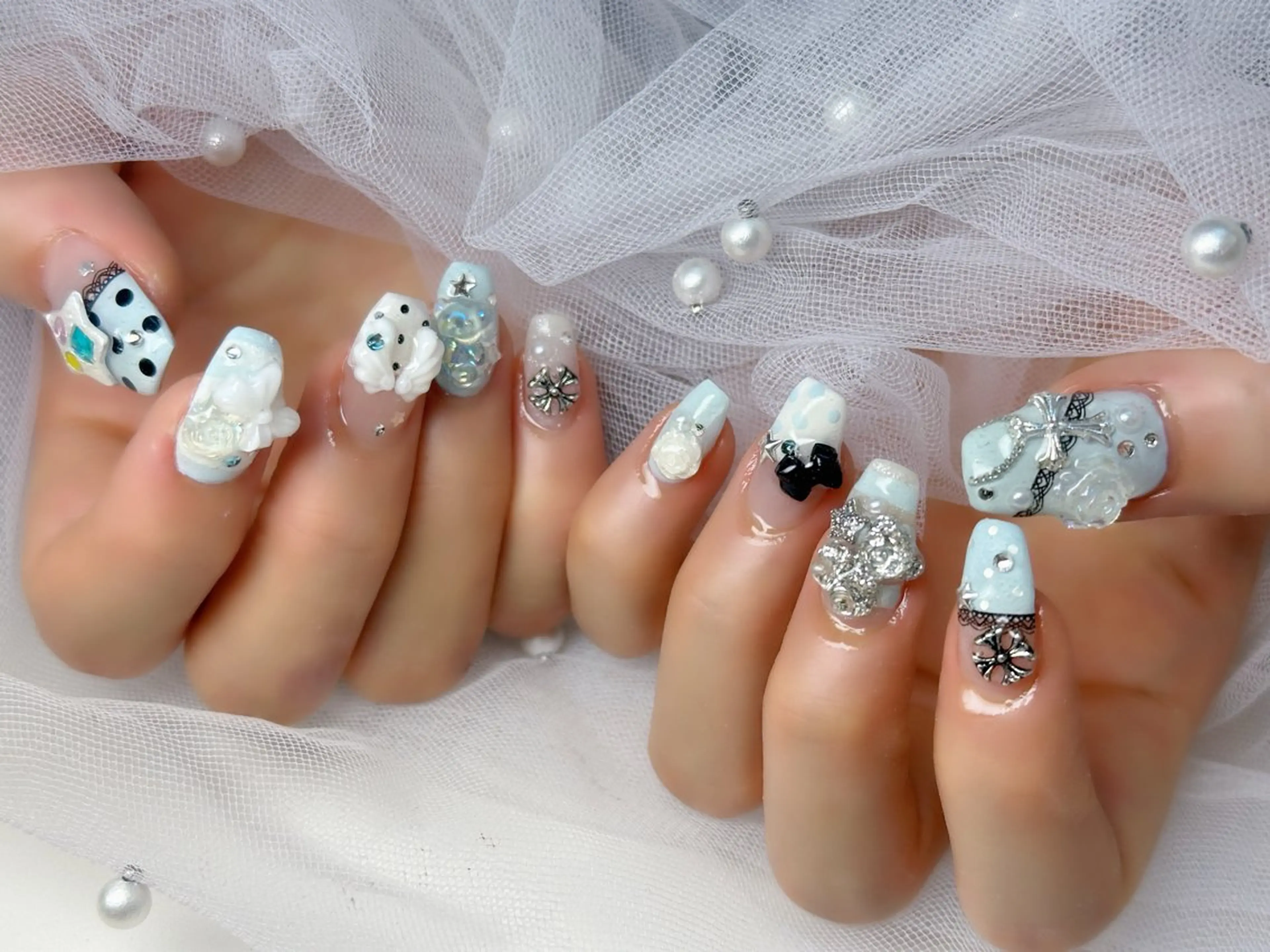 ネイル ハンドネイル Queennail 北堀江AYAのネイルデザイン