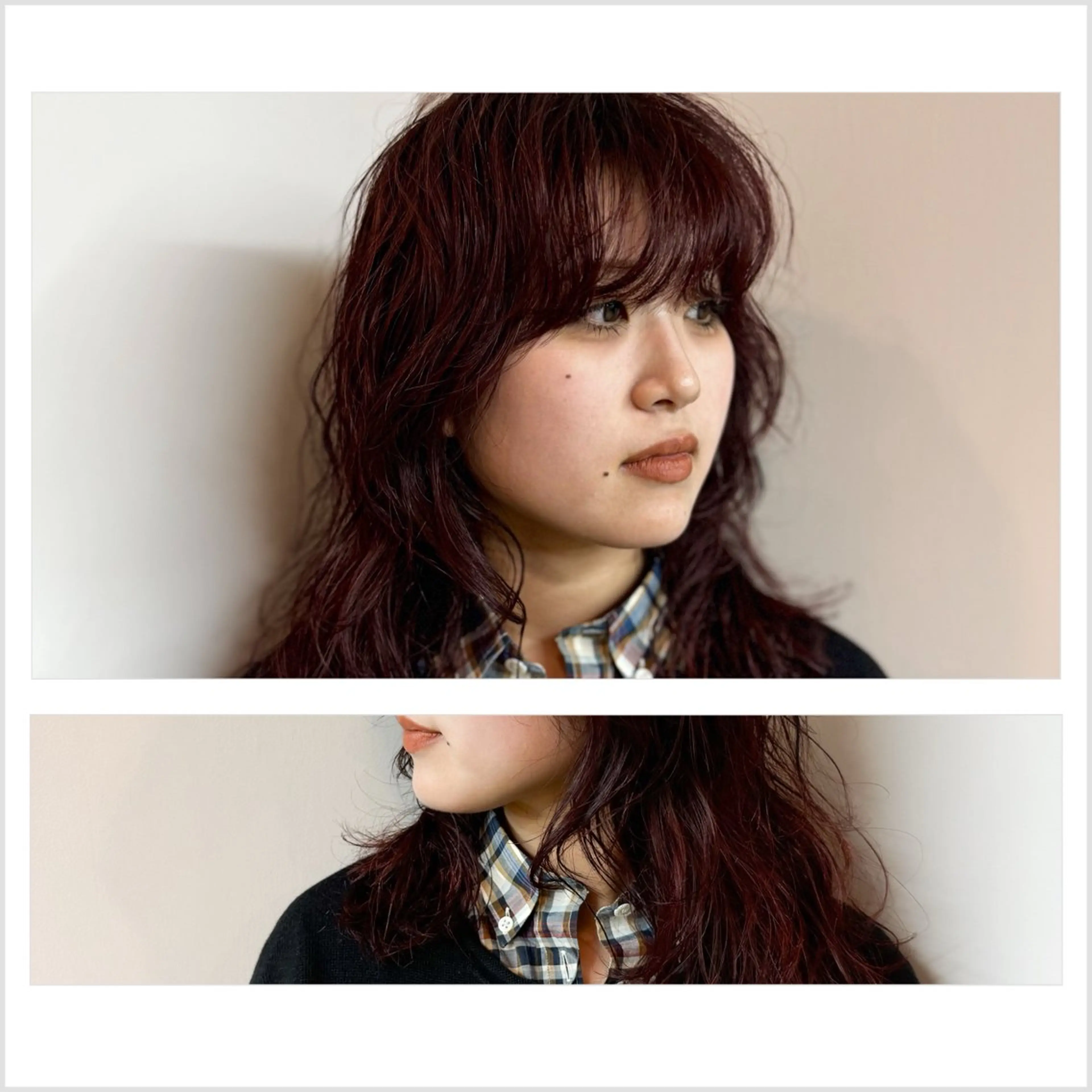 ミディアム ヘアカラー SEE-SAW / LOBBY Rionのヘアスタイル