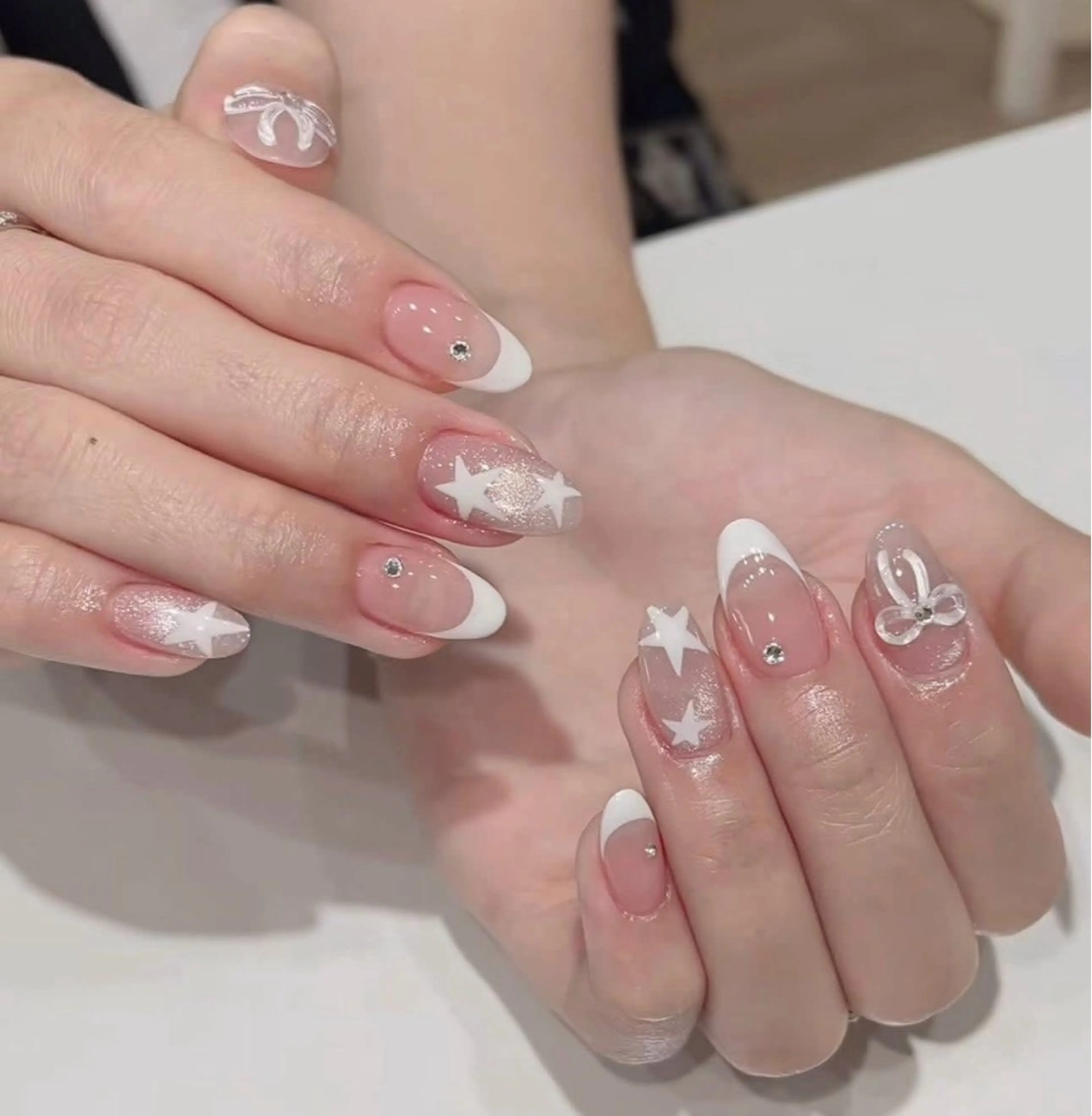 ネイル アートネイル 成人式 ジェルネイル ニュアンスネイル ネイルチップ Kora Nailのネイルデザイン