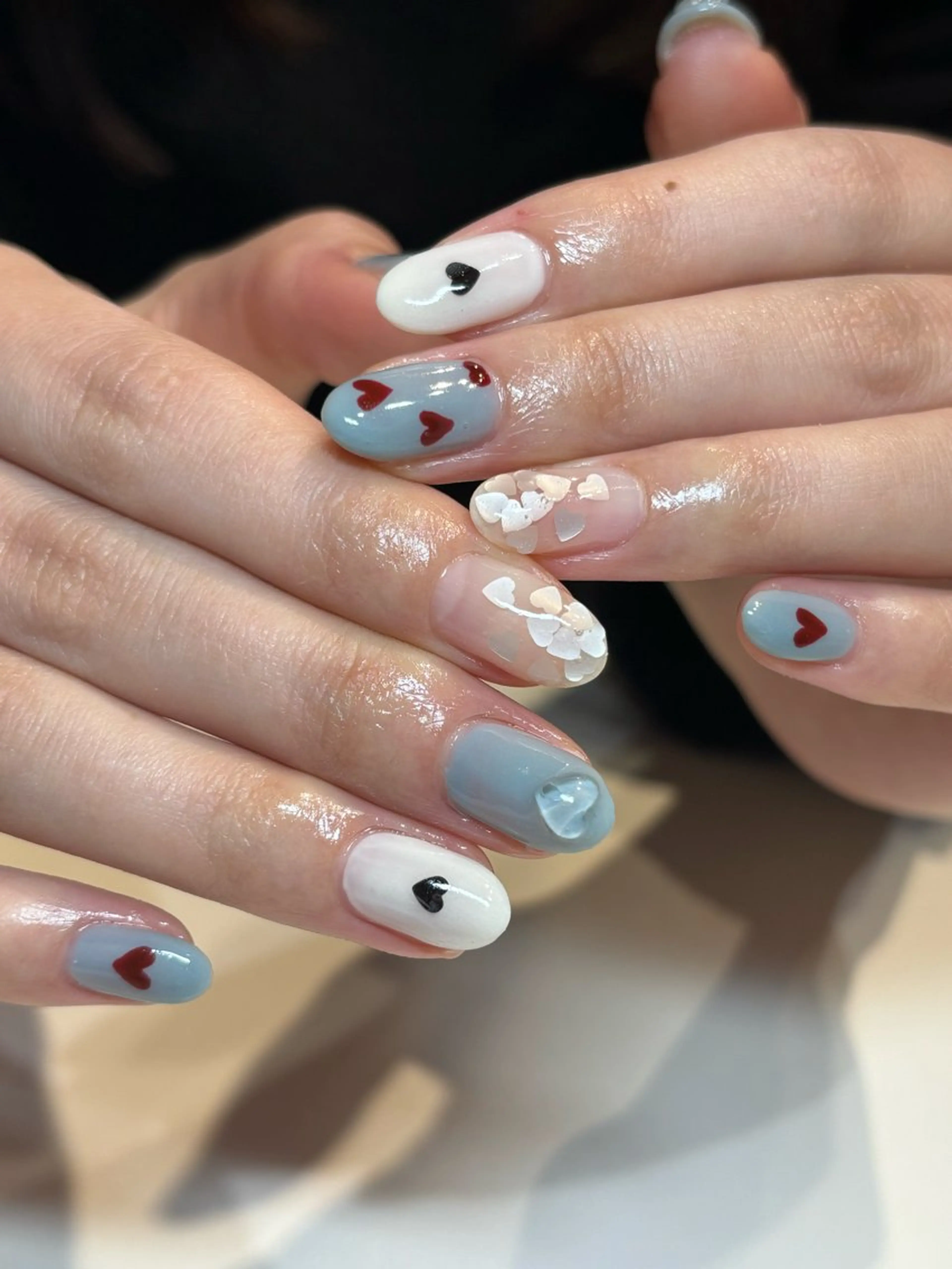 ネイル フットネイル フレンチネイル ジェルネイル グラデーション マグネットネイル ハンドネイル ヘアー.ネイル二刀流 misa🫧のヘアスタイル