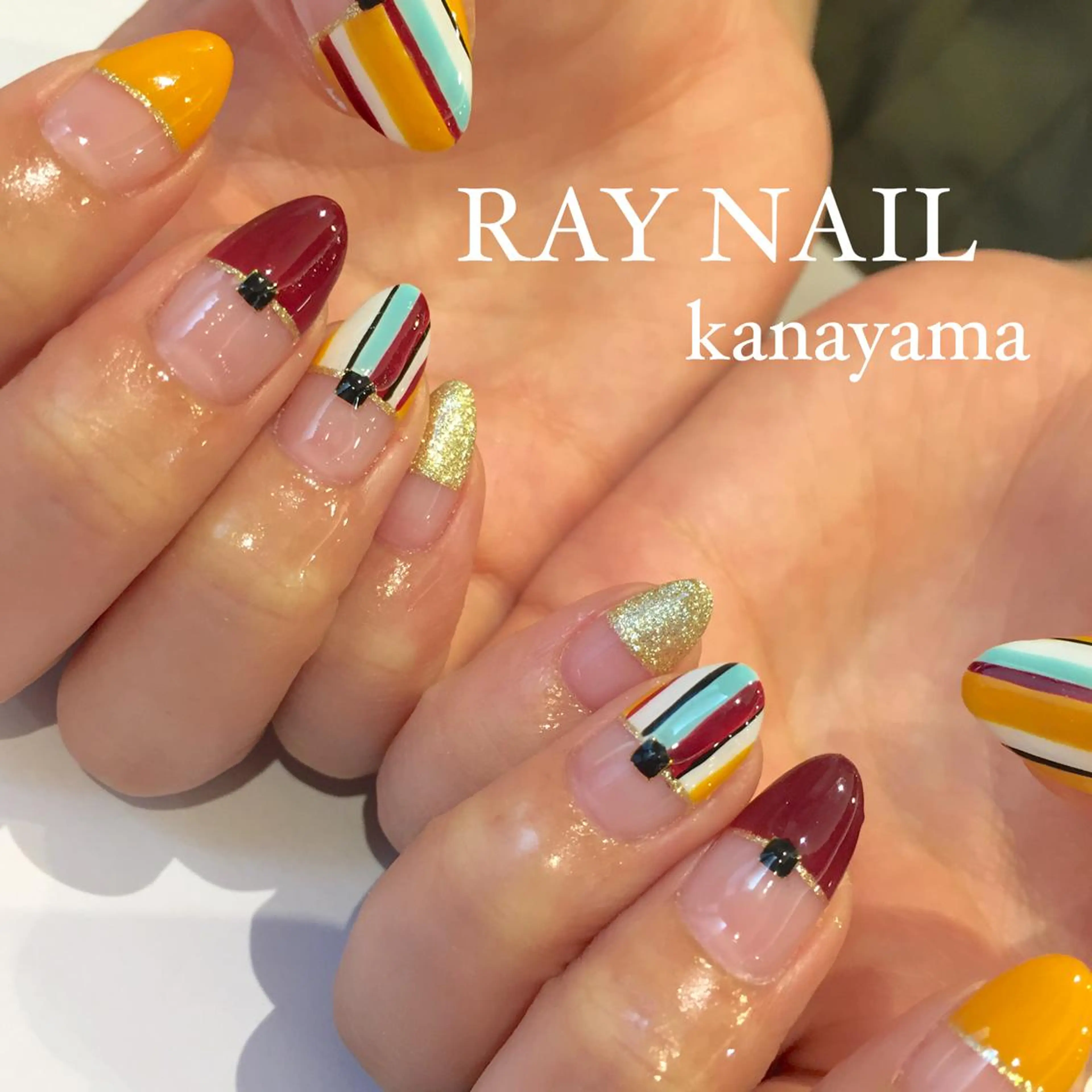 ネイル Arowa 伊田のネイルデザイン