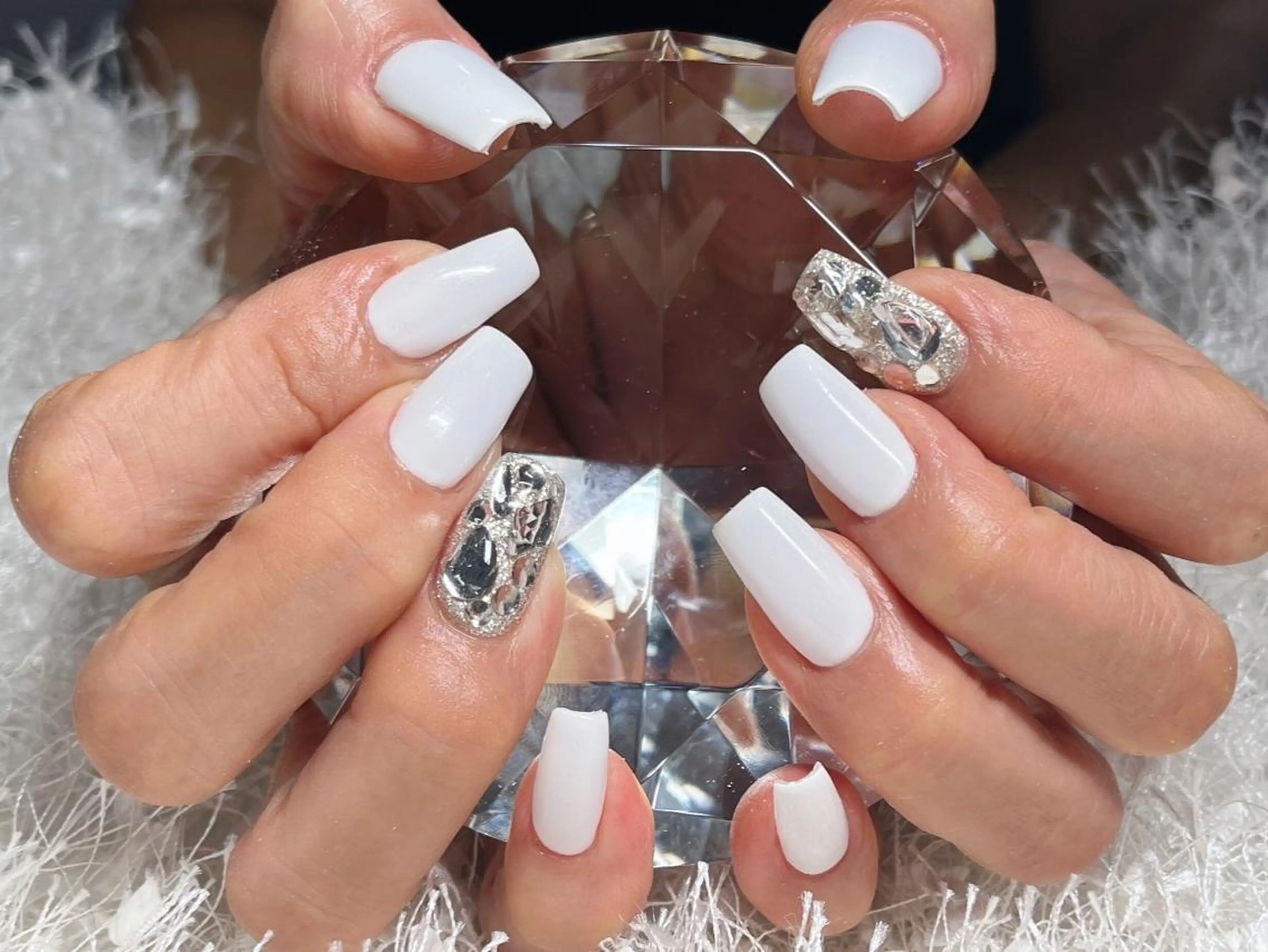 ネイル 長さ出し フットネイル フレンチネイル ジェルネイル グラデーション ハンドネイル Nail&eye Belire 新宿のネイルデザイン