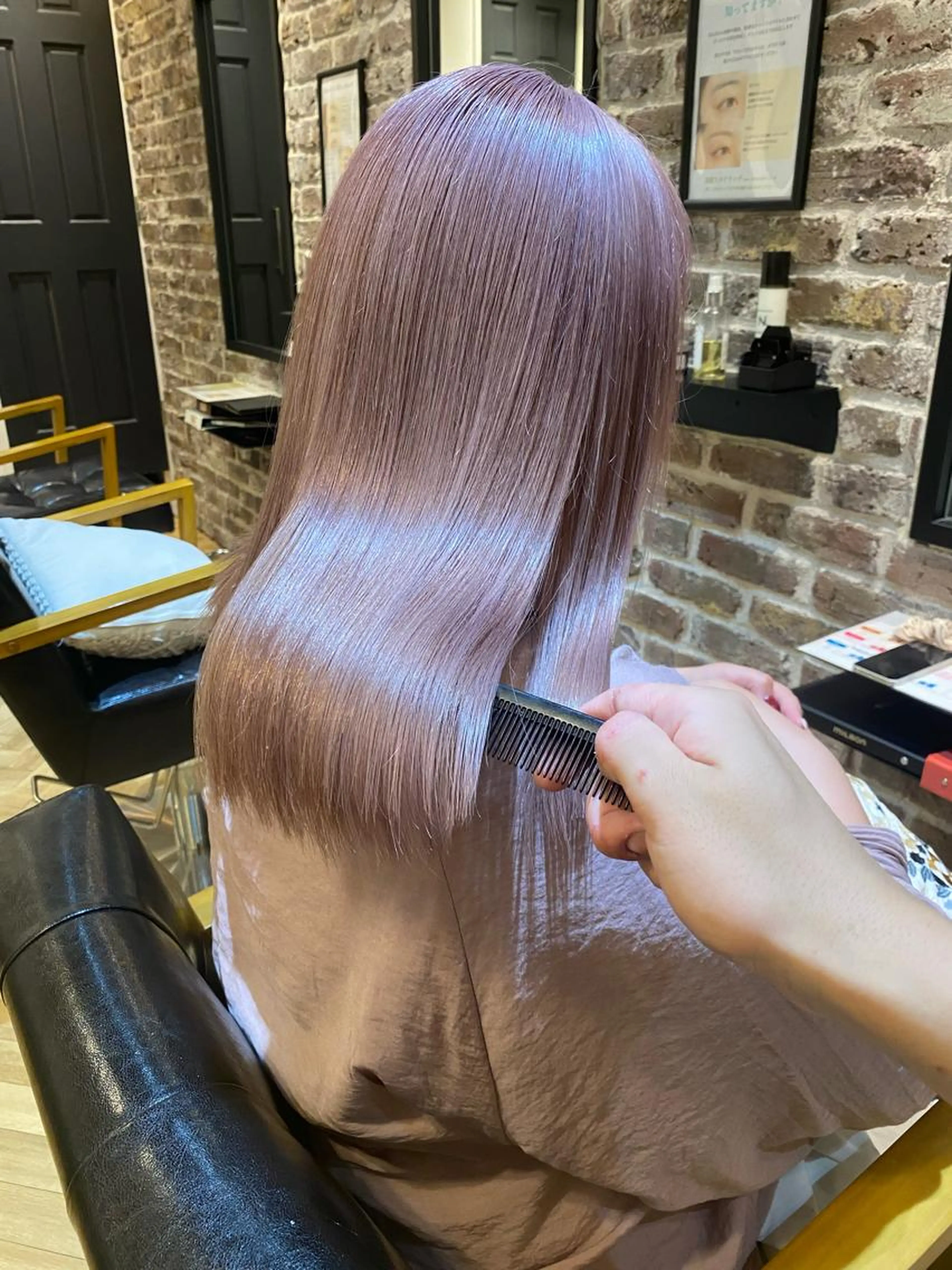 🫅【4週分のホームケア付】カット＋カラー＋グローバルミルボン最高峰トリートメント🫅の写真