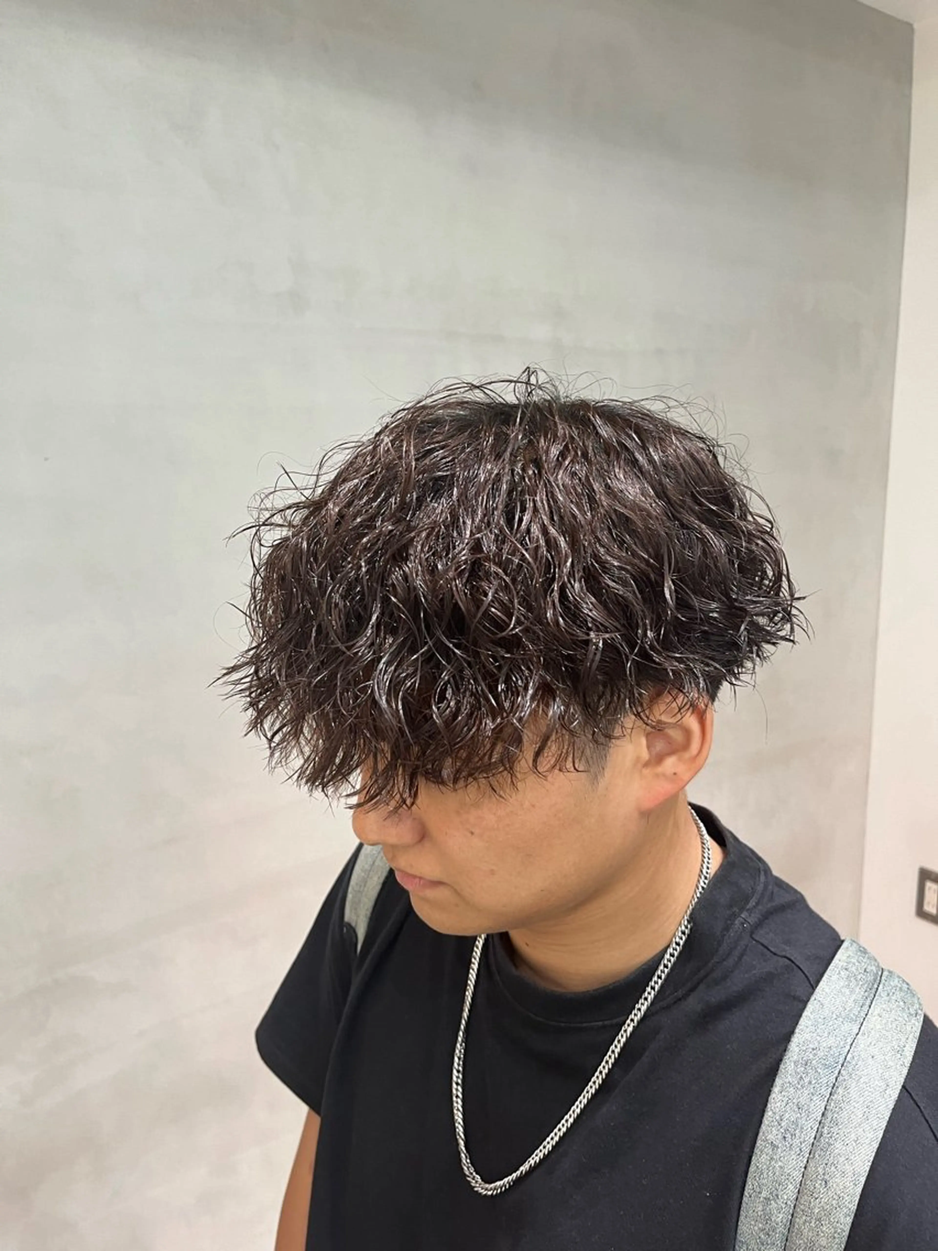 ショート パーマ メンズ カット パーマ fifth / 山下 和輝 海外風スタイルのヘアスタイル