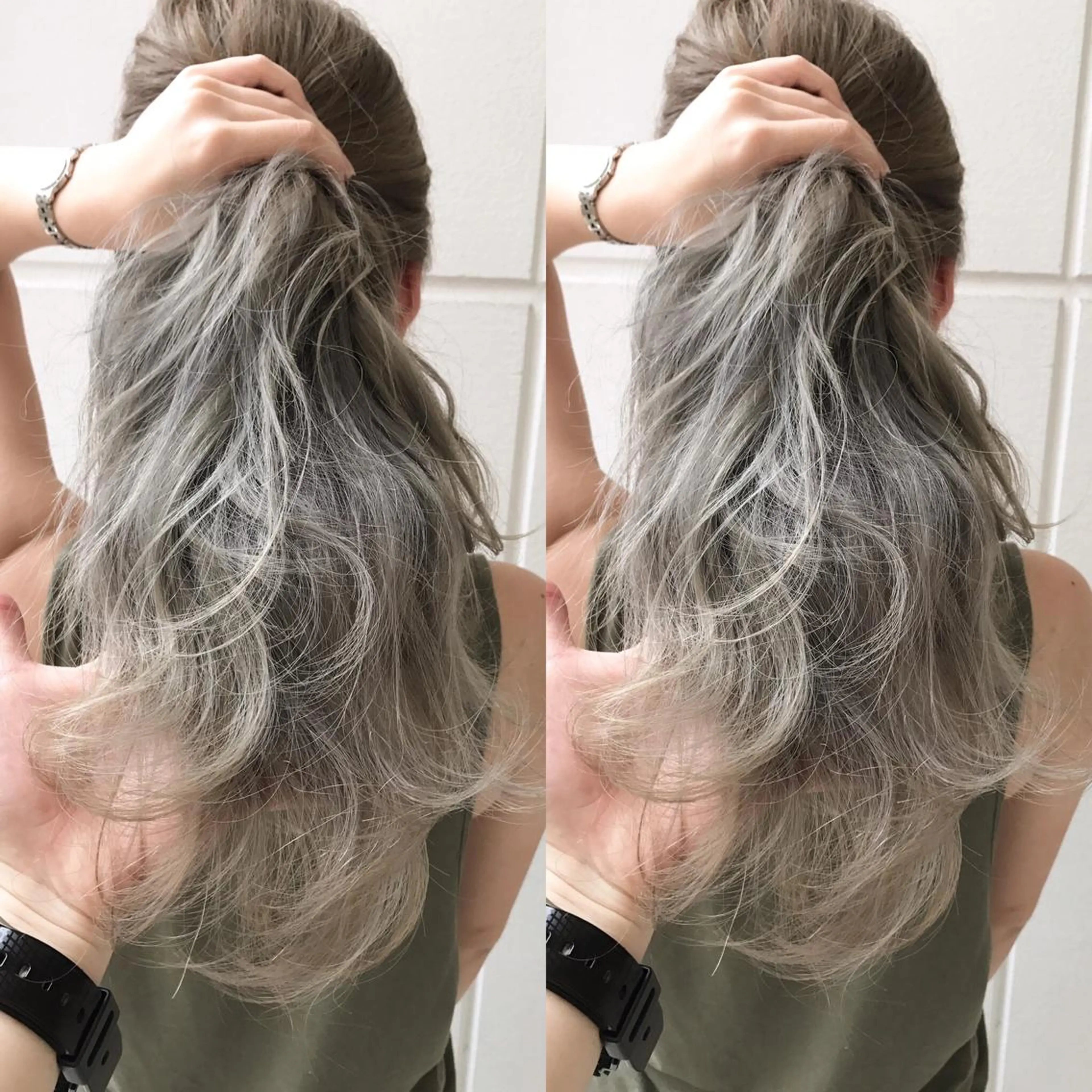 ロング カラー ヘアアレンジ ヘアカラー トリートメント BANK'S hair所属・💐ケラチン 髪質改善寺坂雄飛💐のヘアスタイル