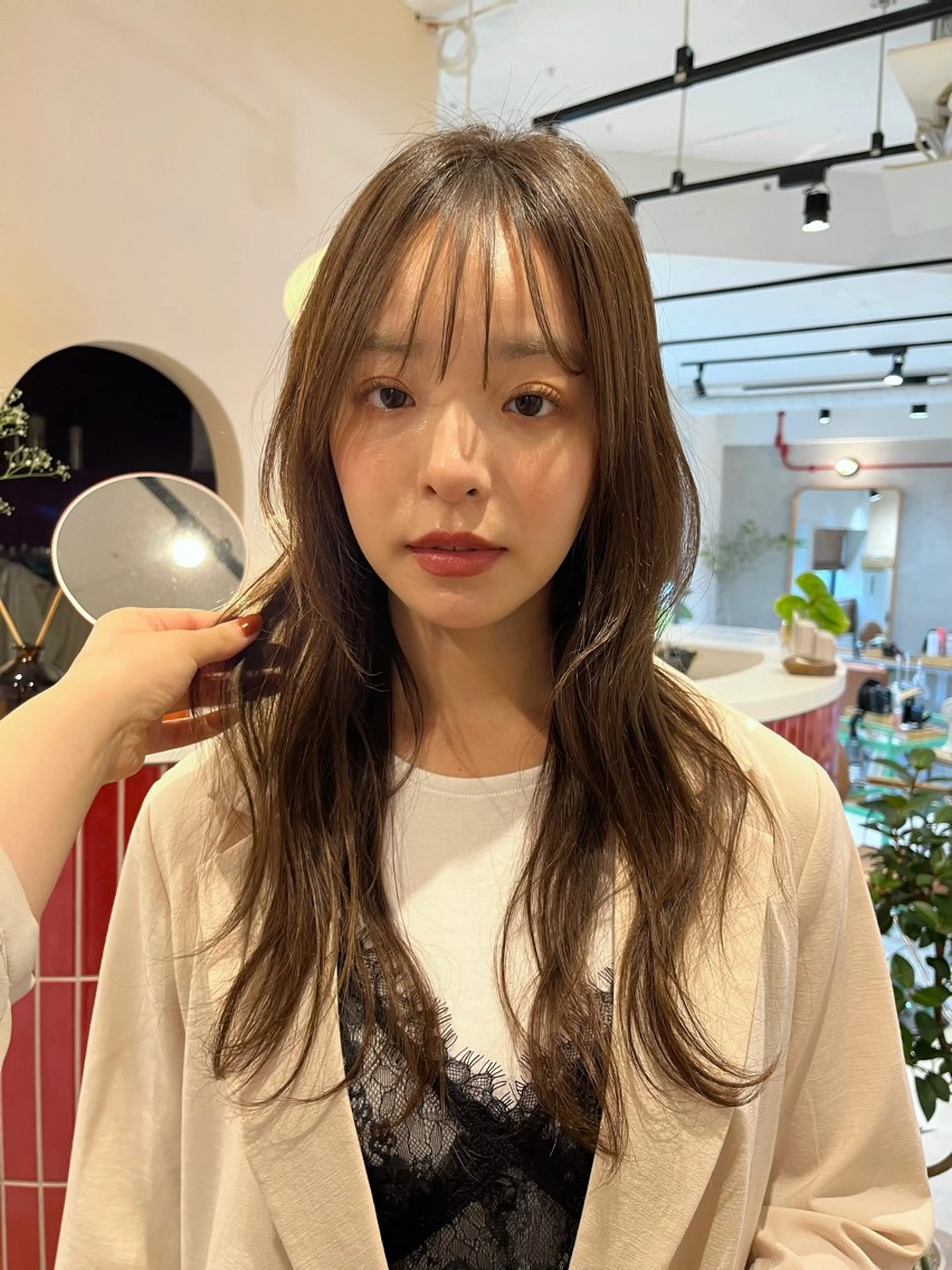 セミロング 🫧レイヤー/暖色 /ベージュMAI🫧のヘアスタイル