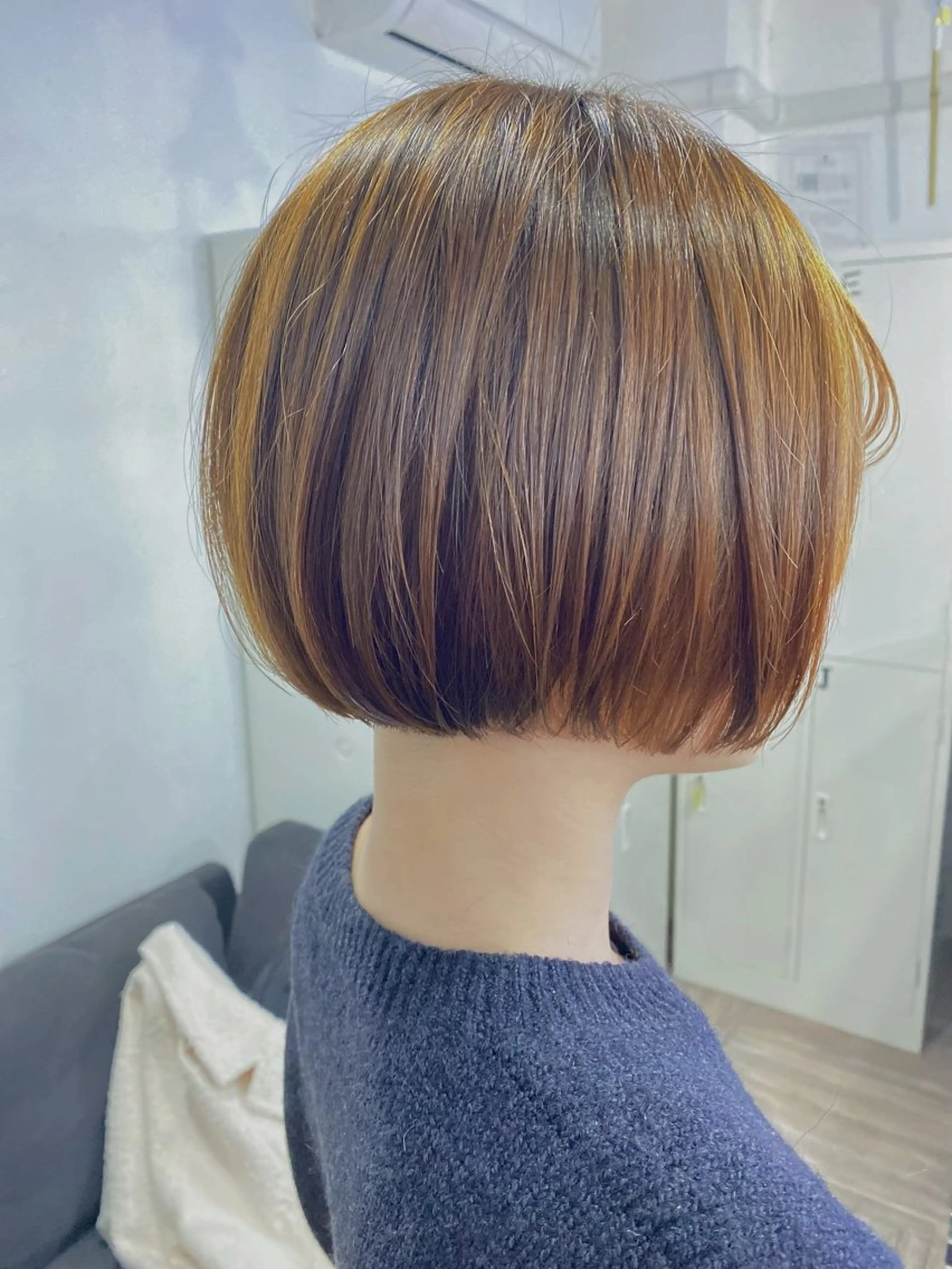 ショート ボブ ロアヘアーコーディネート所属・ナチュラルヘア /透明感/長井遥陽のヘアスタイル