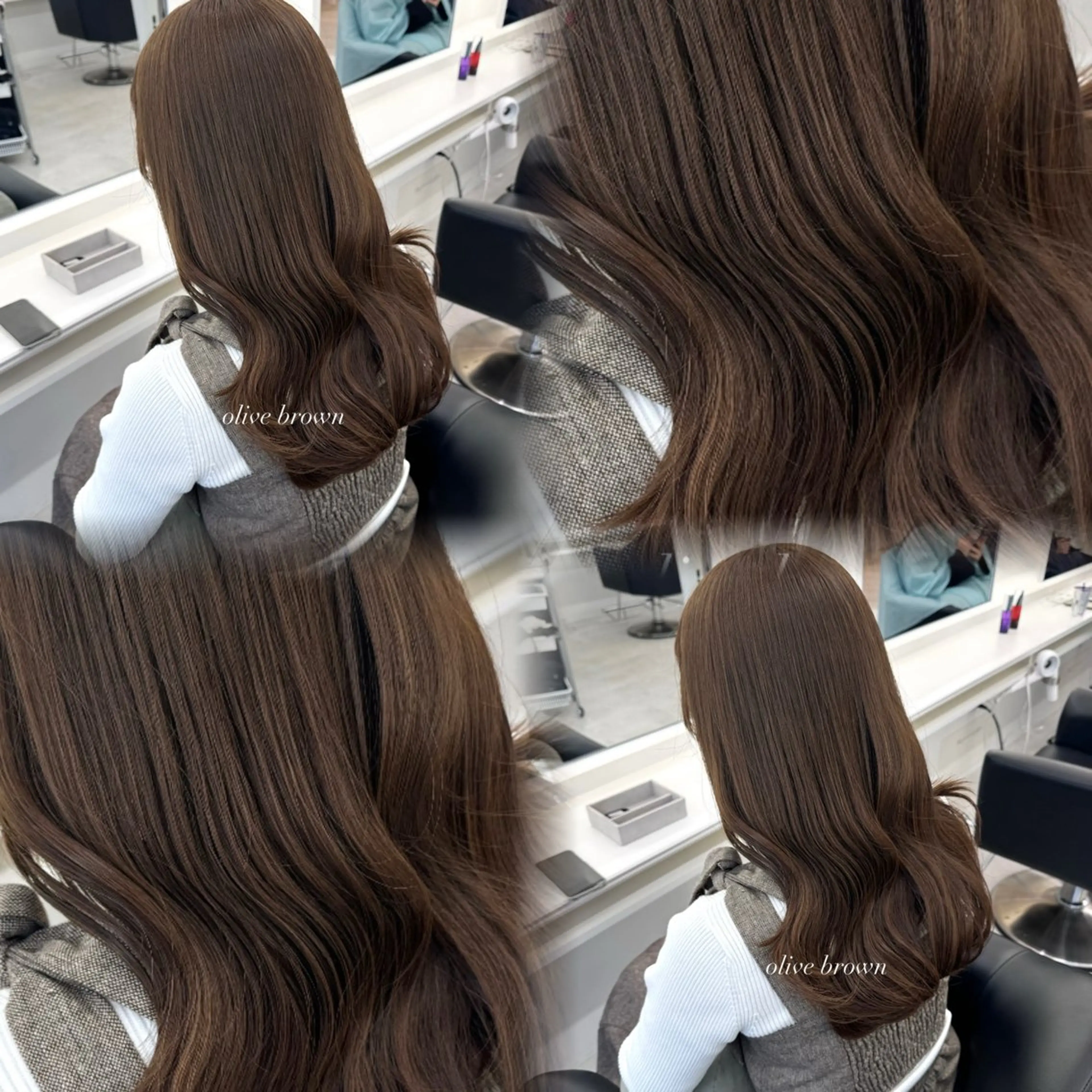 ロング ヘアカラー ParveMix 宮﨑 梨里のヘアスタイル