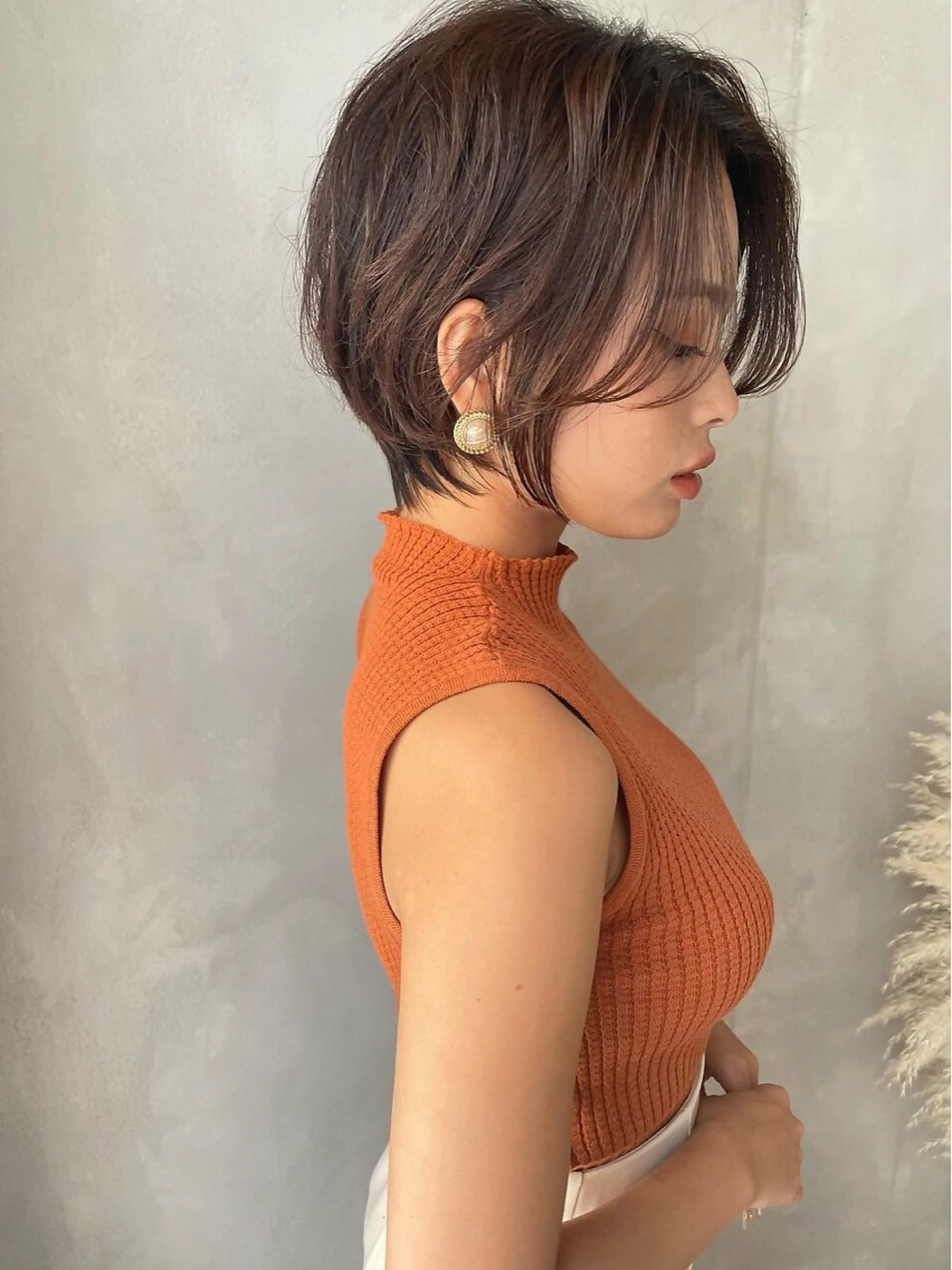 ショート 艶レイヤー🍊 加藤隆也のヘアスタイル