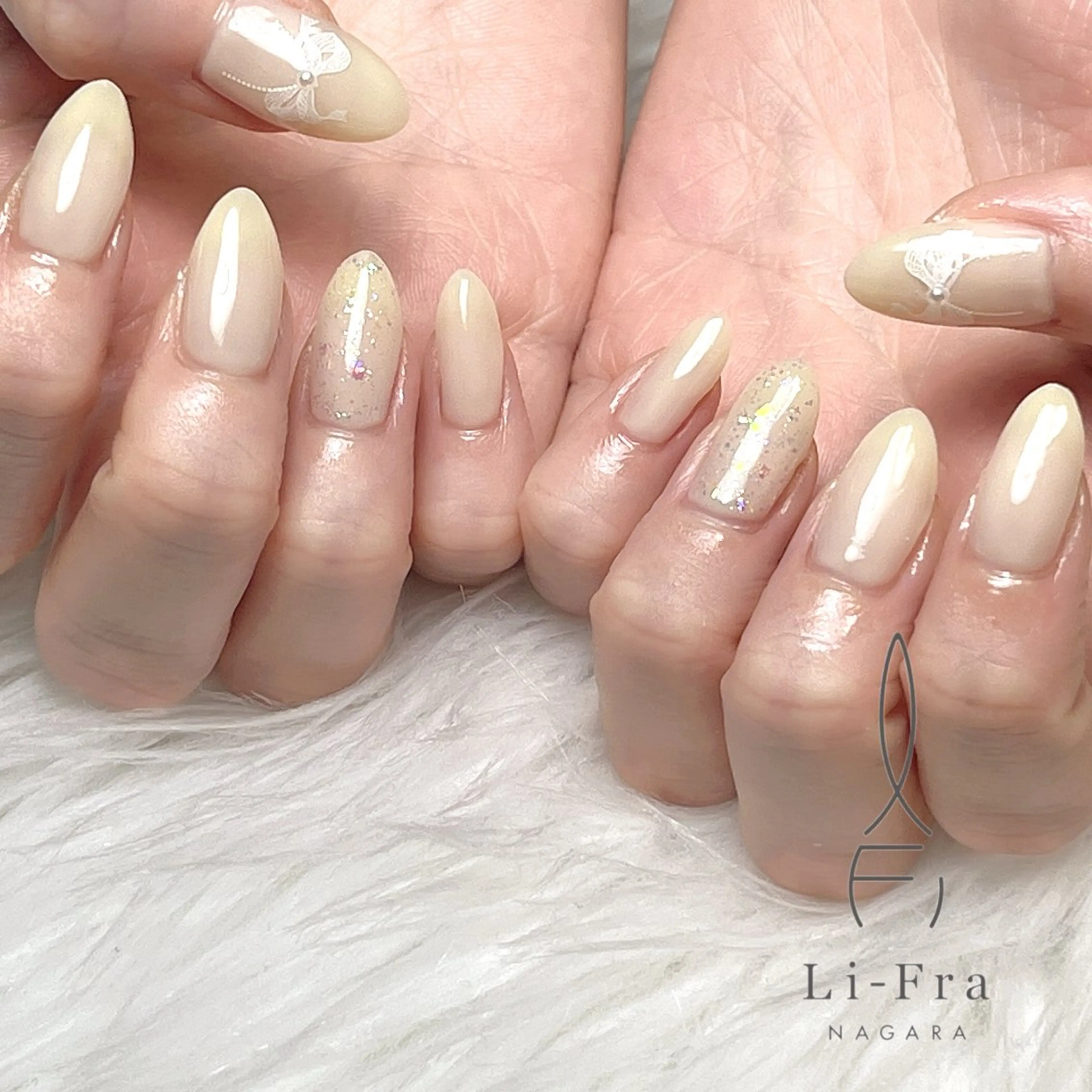 ネイル パステルネイル ハンドネイル Li-Fra JINNOのネイルデザイン