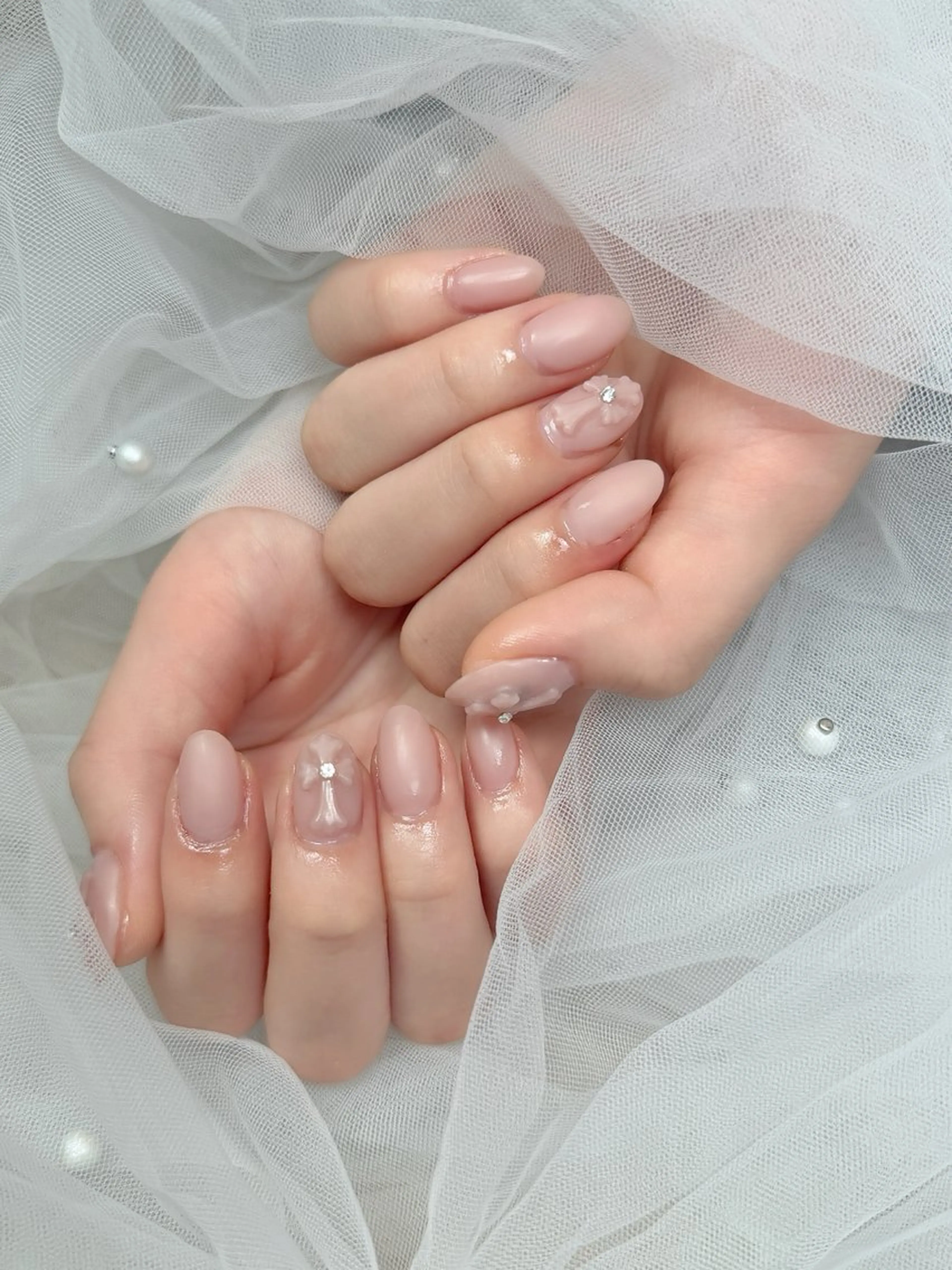 ネイル マットネイル ショートネイル ハンドネイル Haney. MEIのネイルデザイン