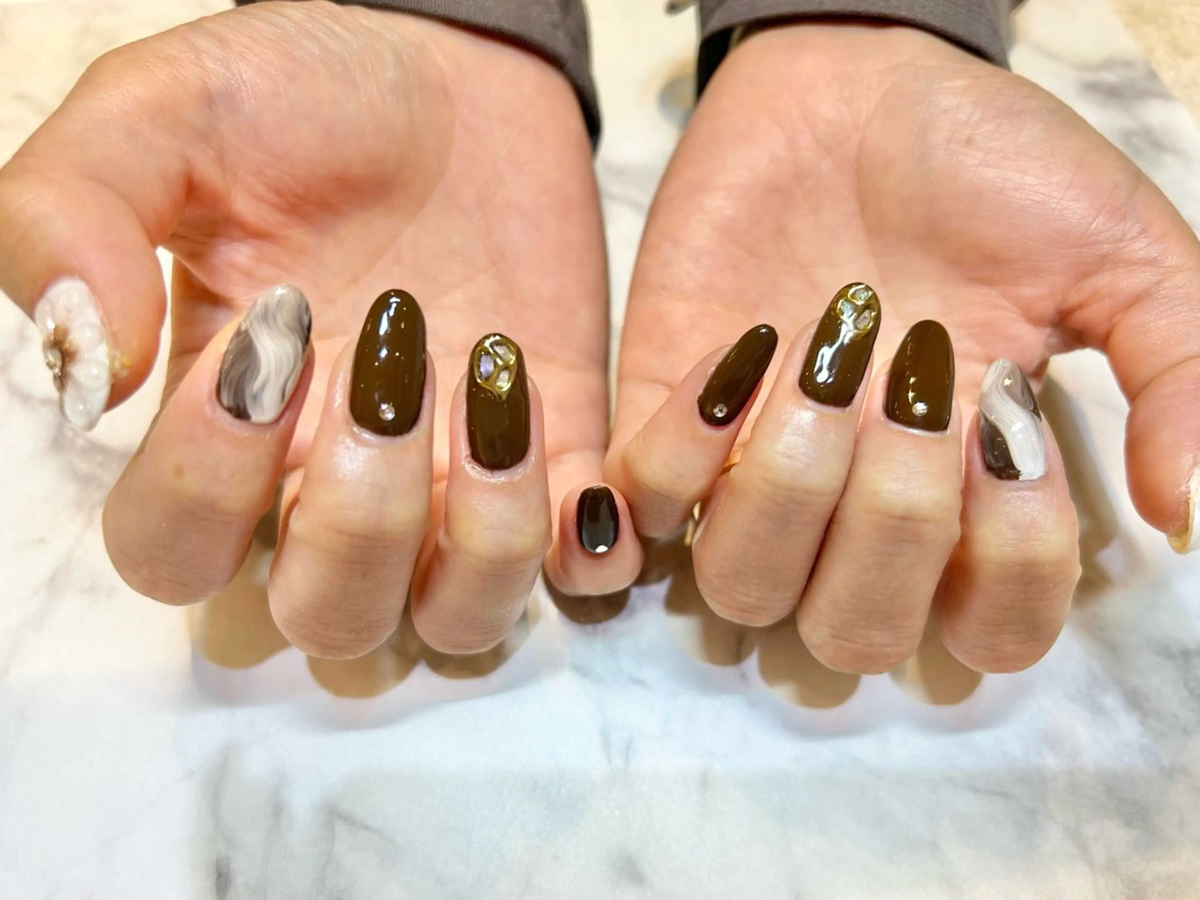 ネイル ハンドネイル Bianca 今池店  rinnのネイルデザイン