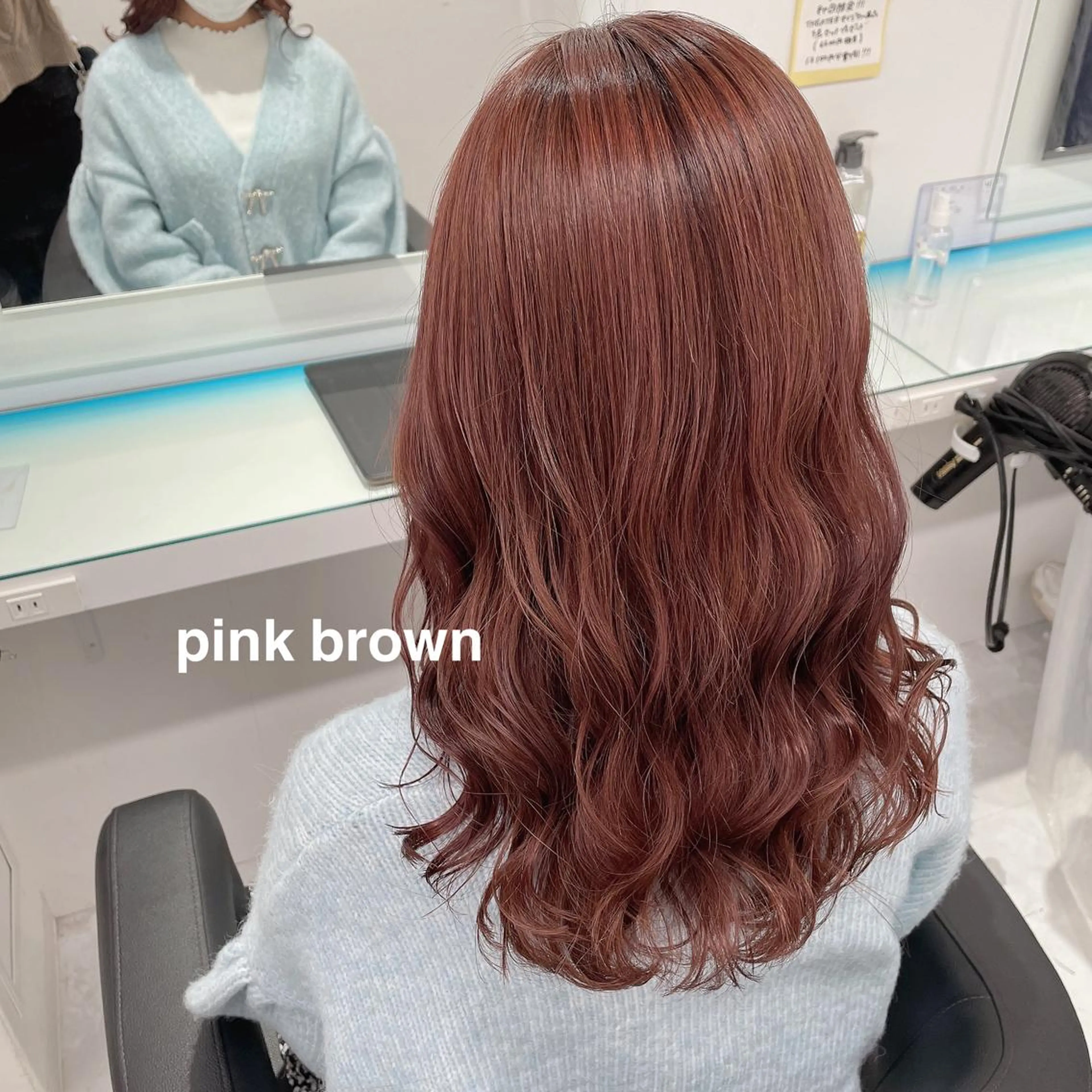 セミロング カラー ヘアカラー トリートメント 💗🤍透明感カラー 🤍💗kanonのヘアスタイル