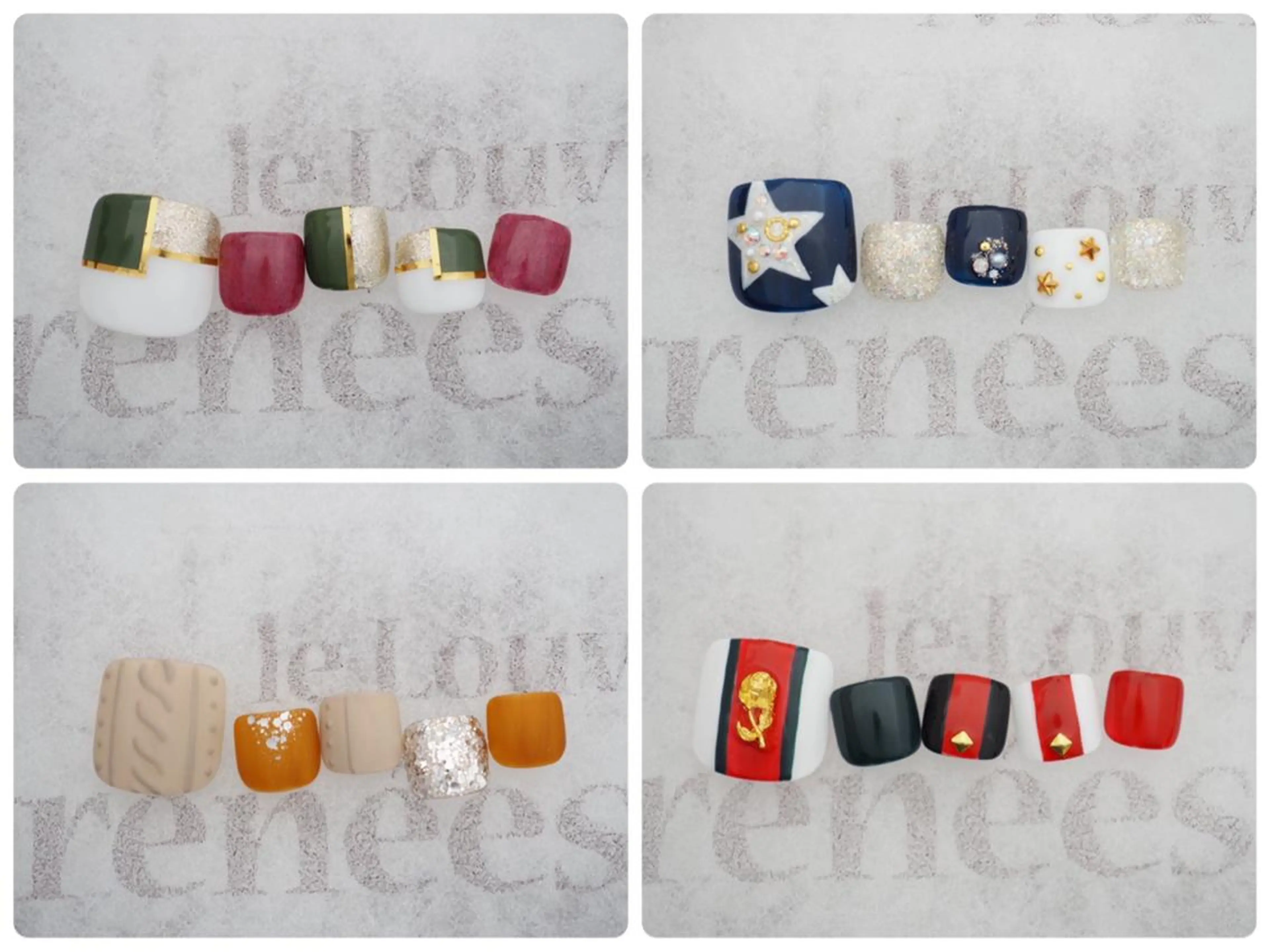 ネイル トップネイリスト Ribbon立川店のネイルデザイン