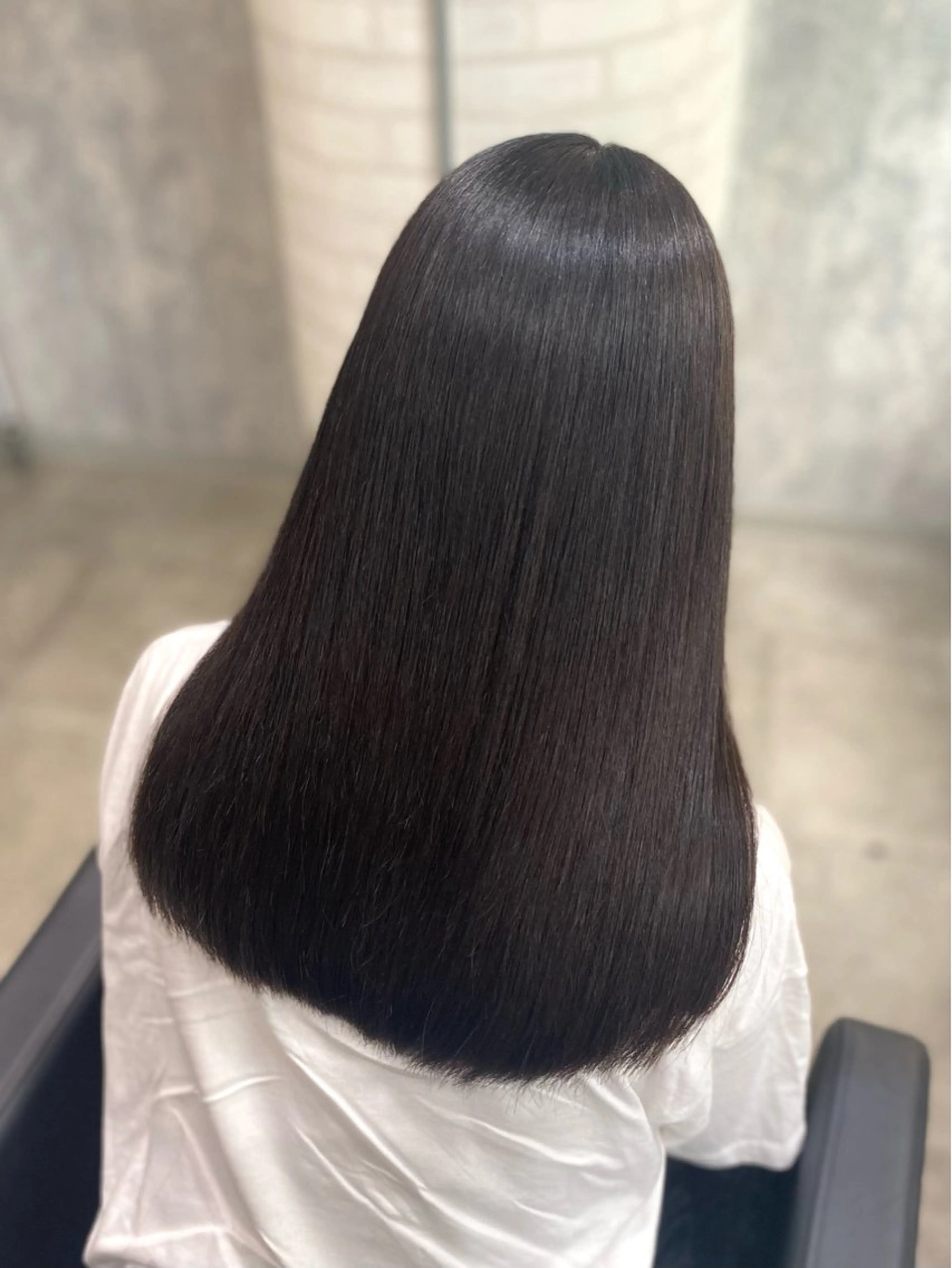 セミロング カラー shiori/透明感 /顔周り/髪質改善のヘアスタイル