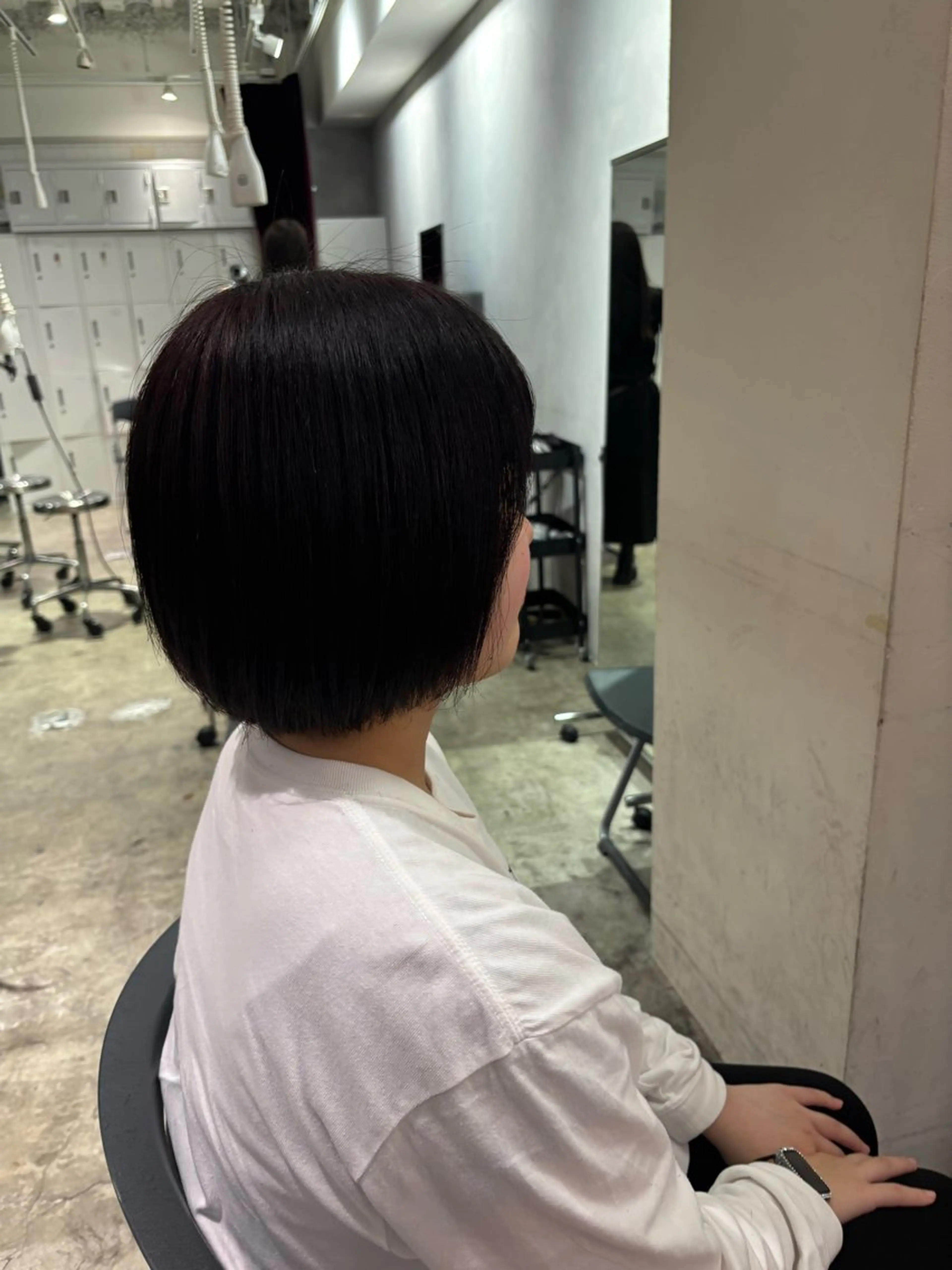 ショート カラー ショートボブ ボブ ショートヘア たなかあゆ✨ALBU MACADEMY渋谷のヘアスタイル