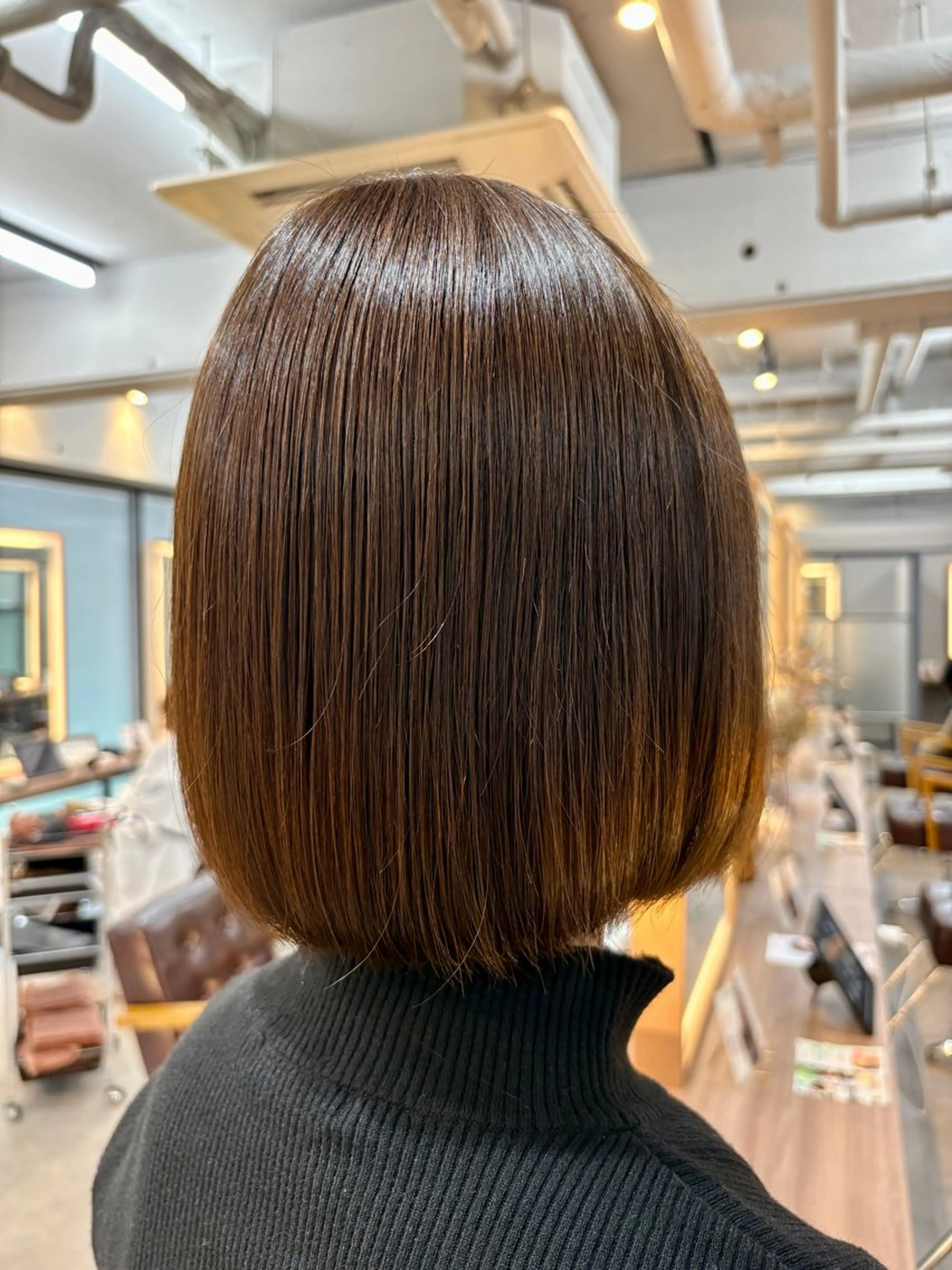 ショート ボブ 小顔カット ヘアカラー 💎艶髪／美髪特化 世麗💎のヘアスタイル