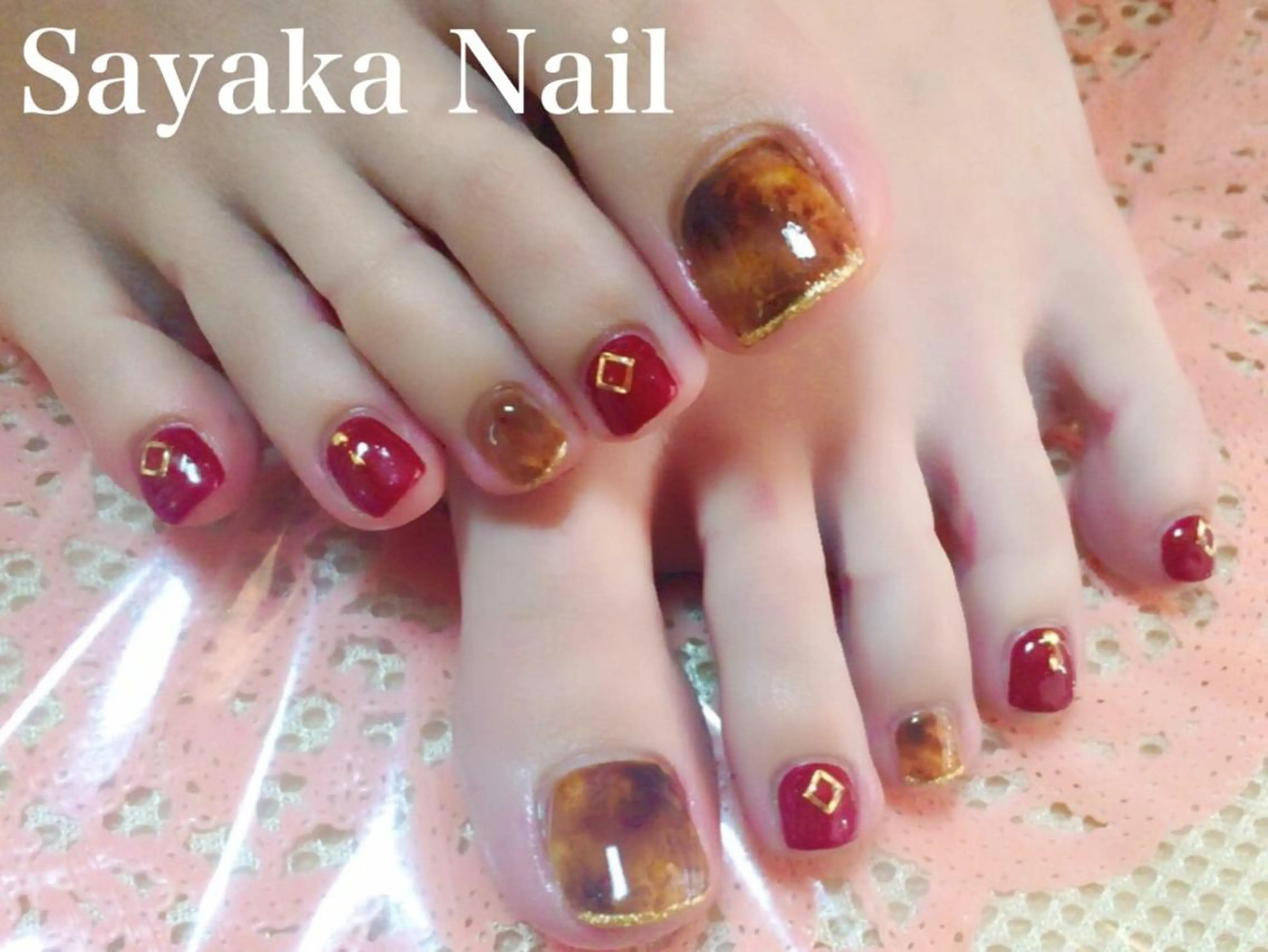 ネイル アートネイル べっ甲ネイル フットネイル E・N(エン)所属・E・N(エン) eyelashのマツエク・マツパデザイン