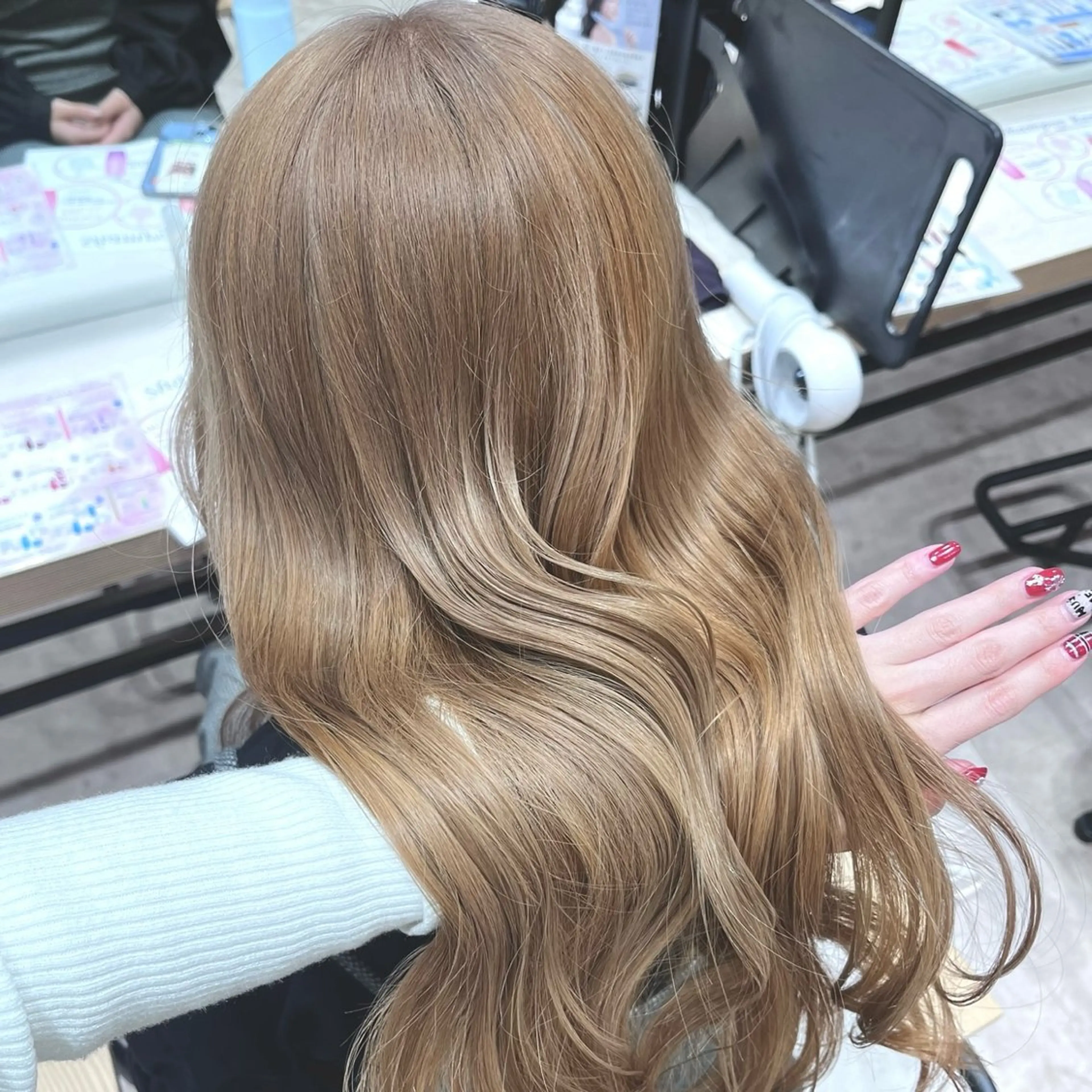 ロング カラー ヘアカラー トリートメント 🩶レイナ🩶 color/nailのヘアスタイル