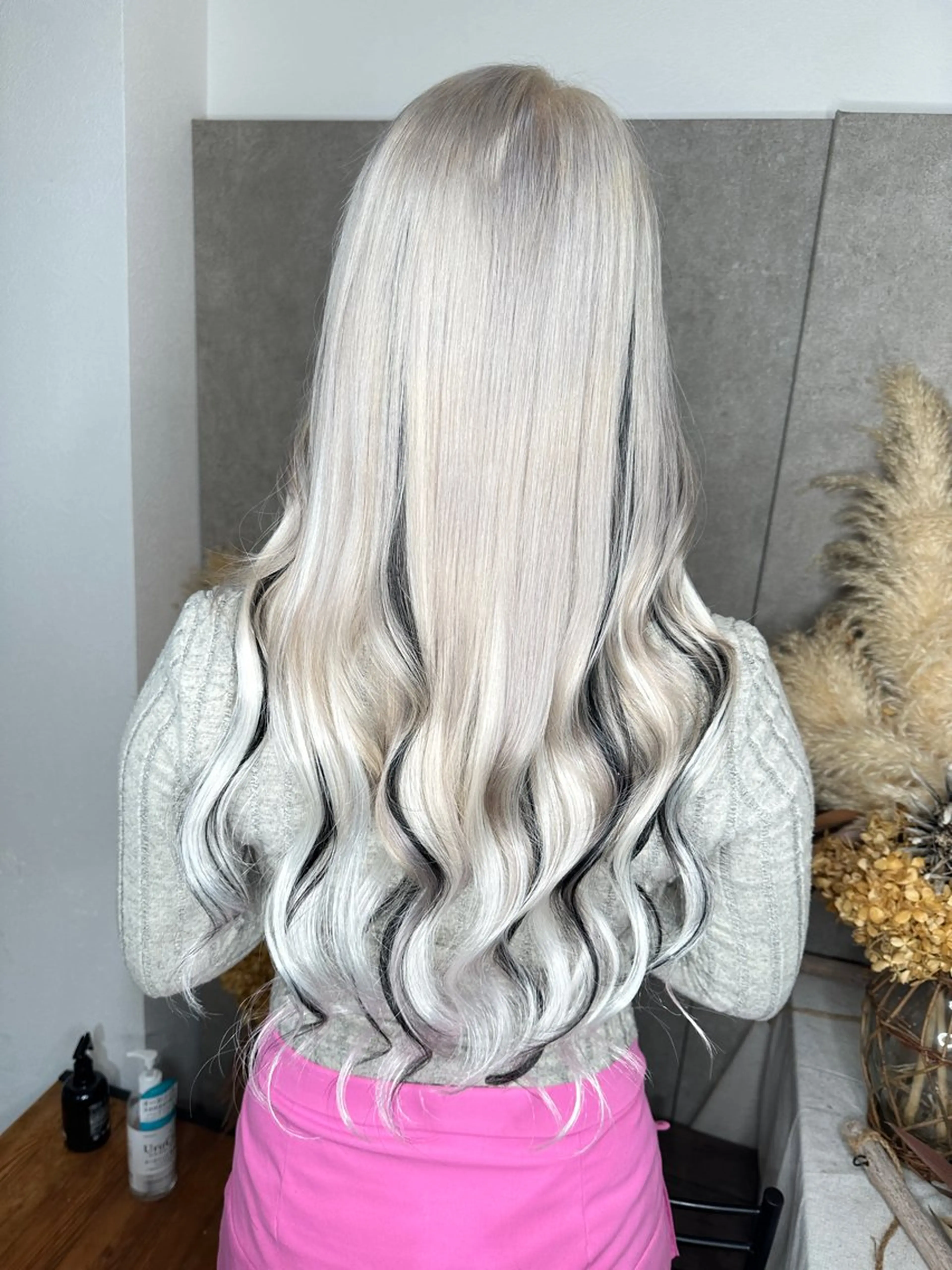 ロング ヘアカラー エクステ 植田 /エクステ /ブリーチ/髪質改善のヘアスタイル