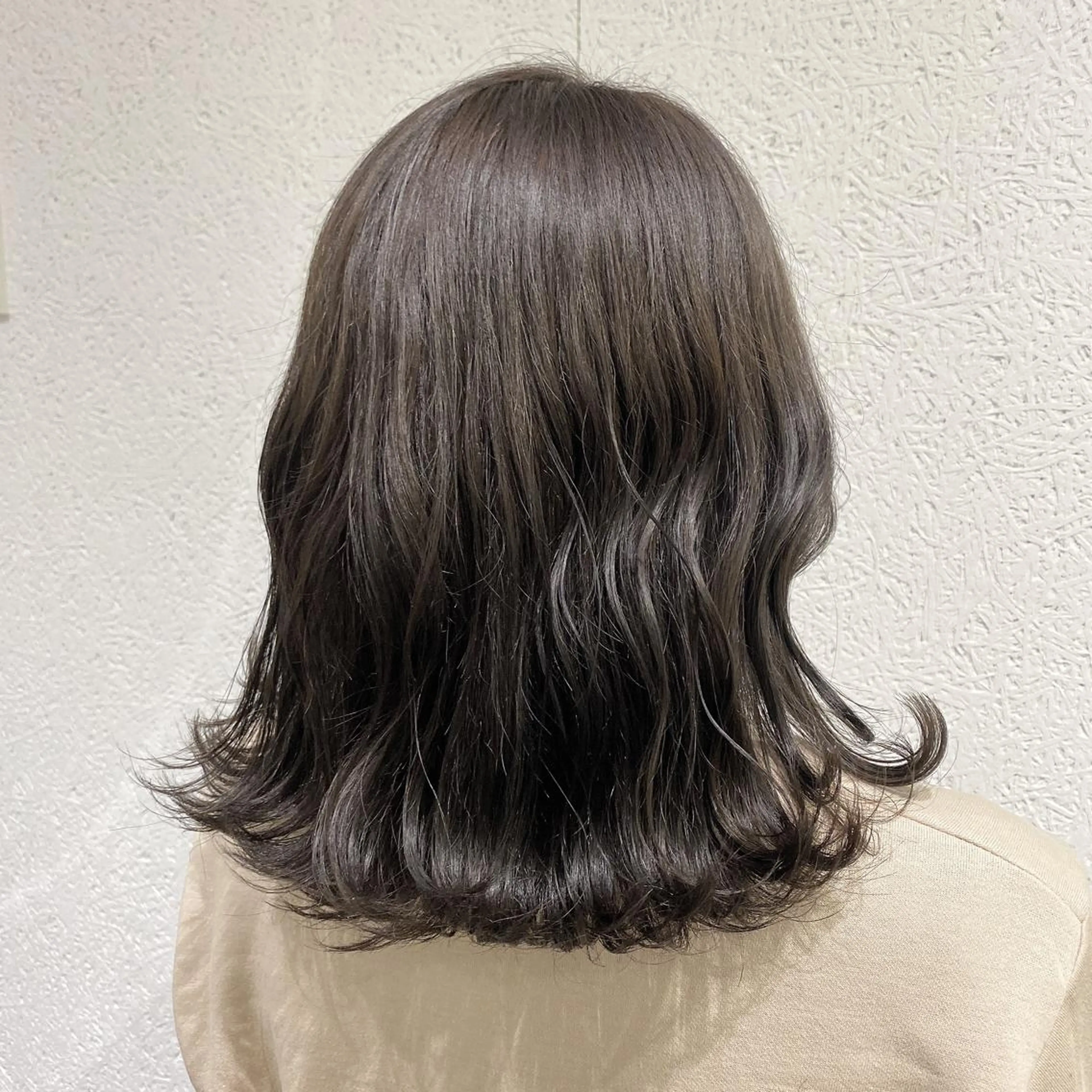 ミディアム ヘアカラー トリートメント ヘッドスパ 大野 美紅のヘアスタイル