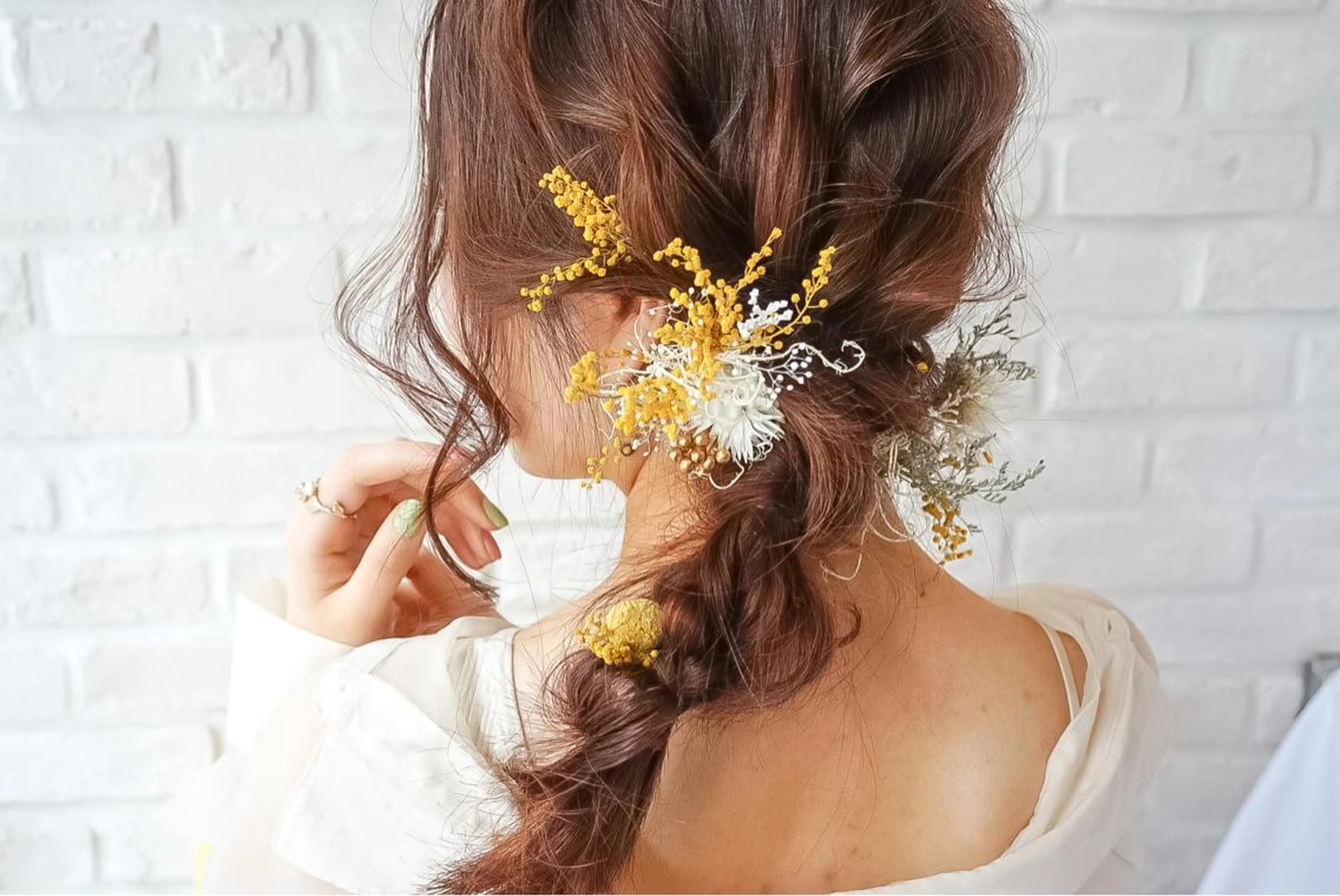 ミディアム ヘアアレンジ SHANTi 飯塚 ヘアセット/髪質改善のヘアスタイル