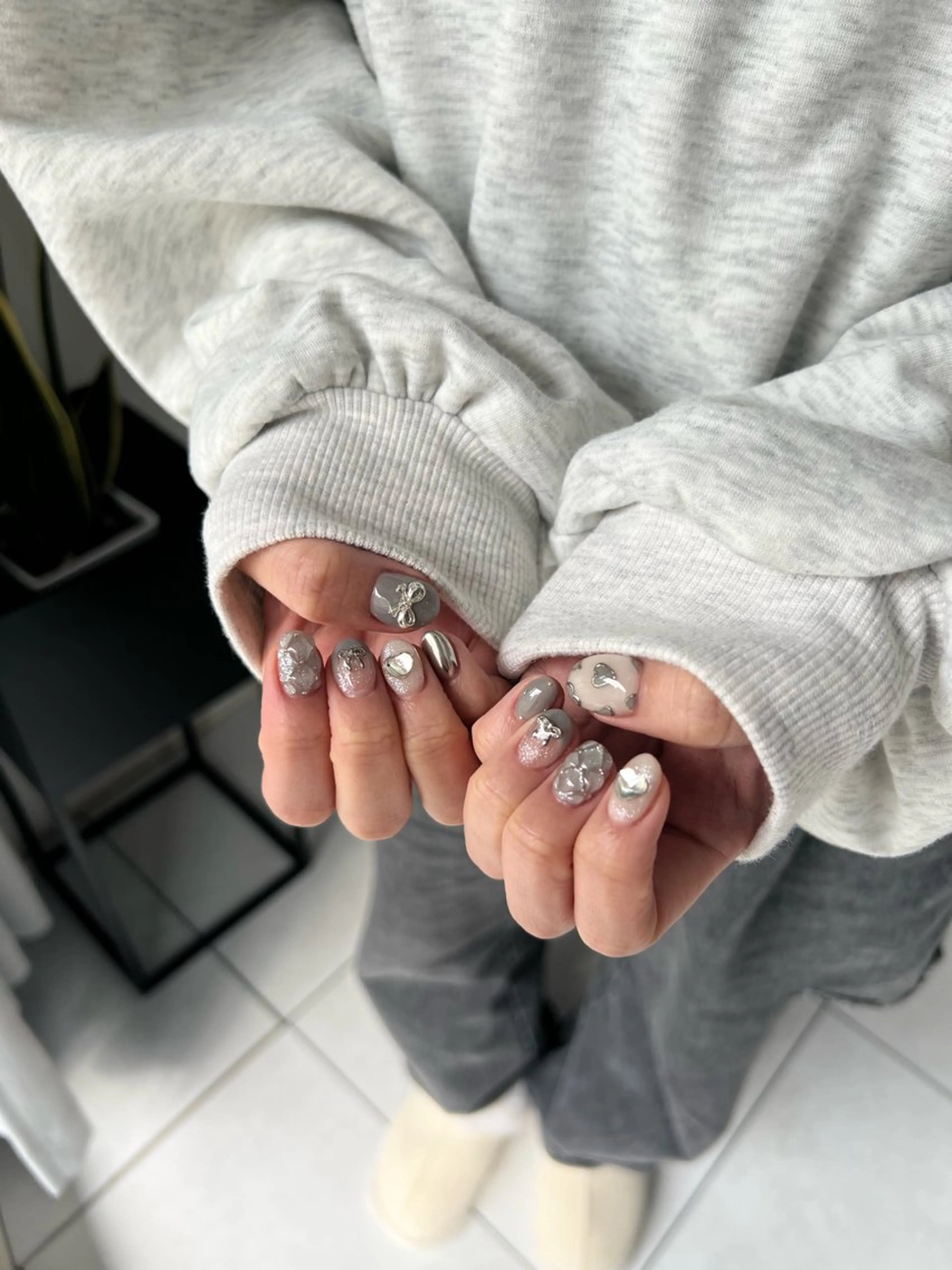 ネイル 持ち込み ニュアンスネイル ハンドネイル ハンドケア Charme. NOBUKOのネイルデザイン