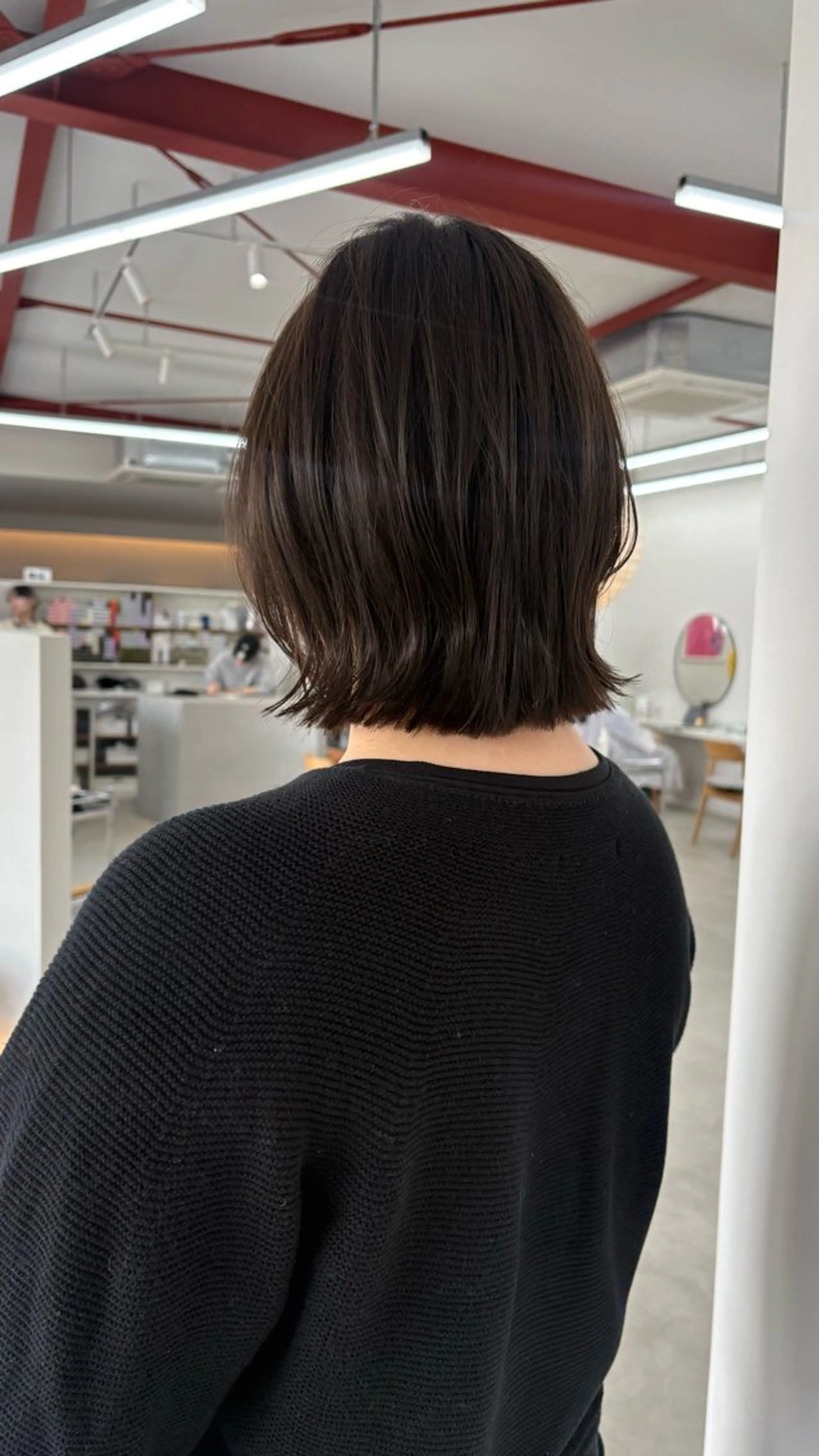 ミディアム カット ヘアカラー 🪻韓国カット 🤍yuanのヘアスタイル