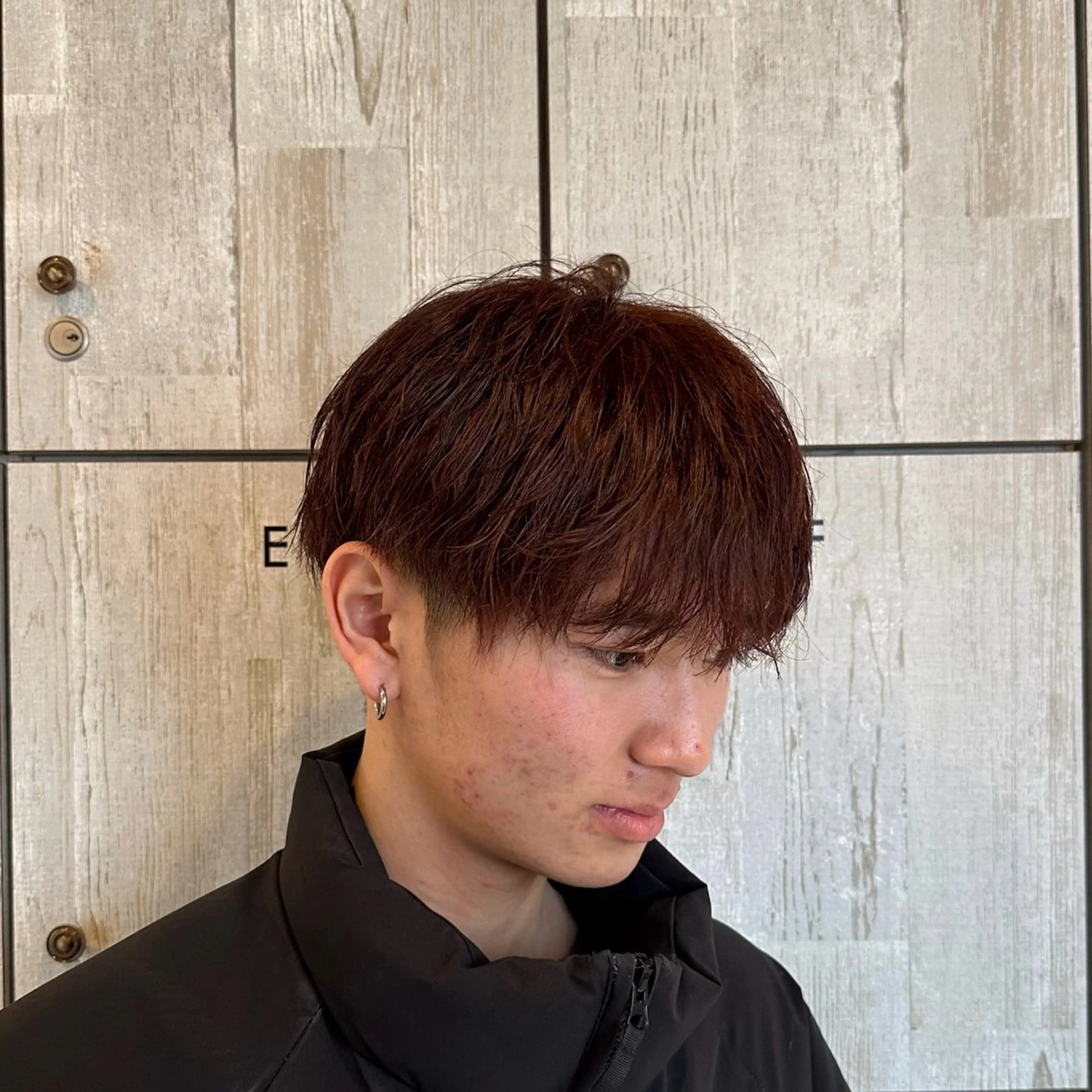 カラー メンズ メンズブリーチ 黒髪 ブリーチ ダブルカラー ブリーチなしカラー カット 柔らかいcolor ￤韓国￤🩰マユ🩰のヘアスタイル