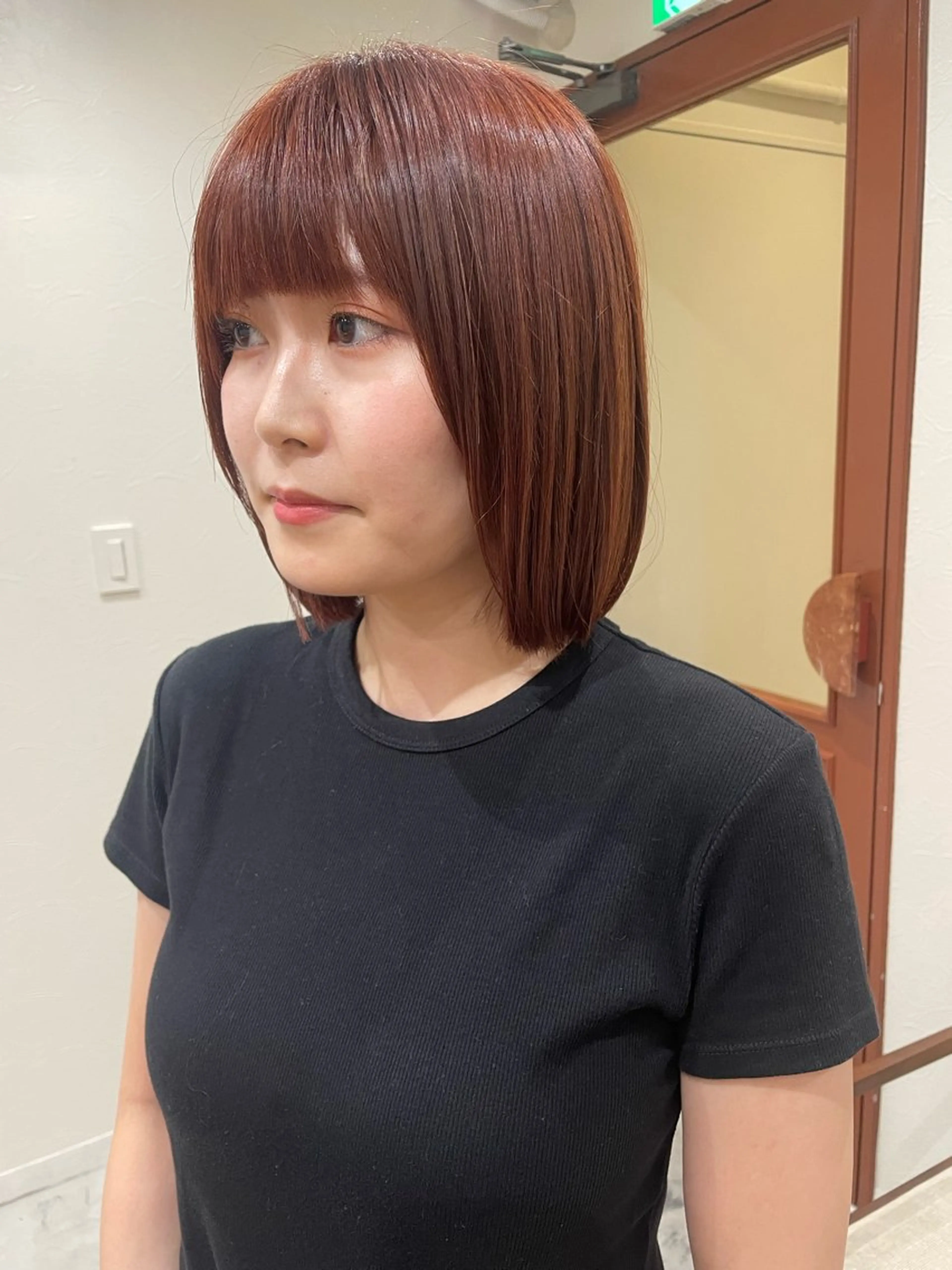 ショート カラー ヘアカラー ayu/伏見/名古屋 /パーマ/艶カラーのヘアスタイル