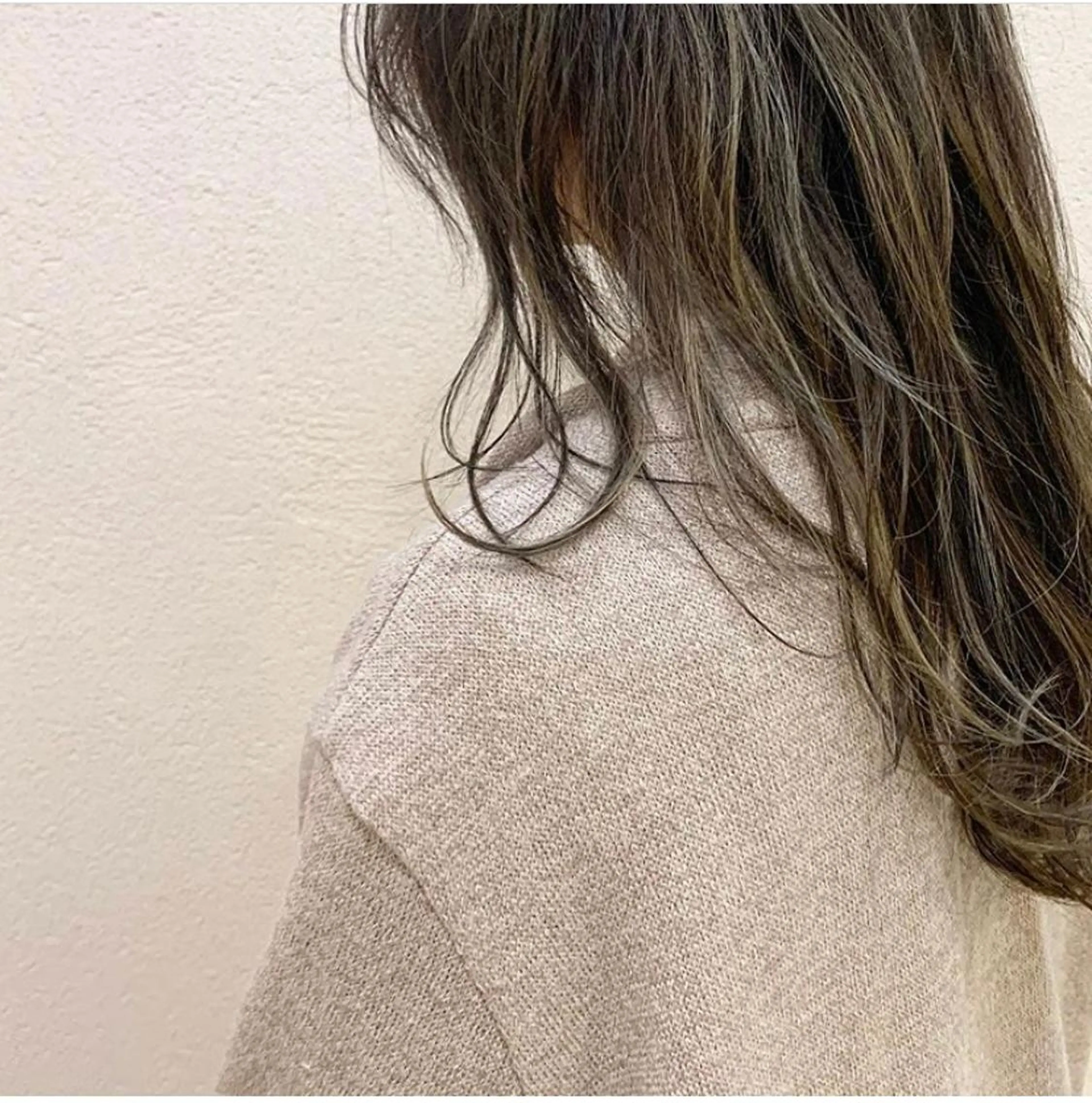 ロング カラー ハイライトカラー ハイライト 髪質改善ストレート/ 東徳嶺 みくのヘアスタイル