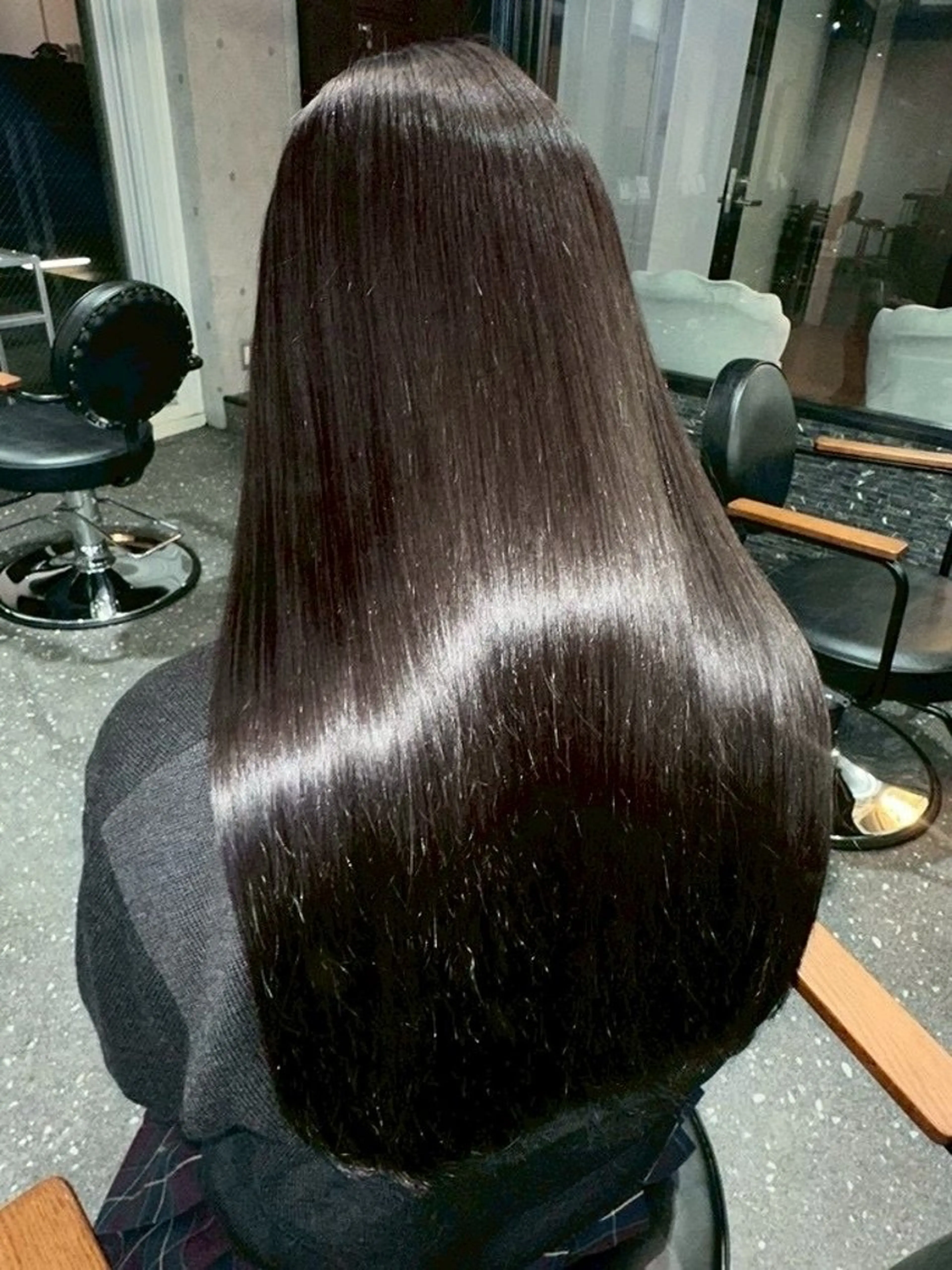 ✂️🌙💎 カット＋縮毛矯正リタッチ＋🫧TOKIO 2STEPトリートメント🫧の写真