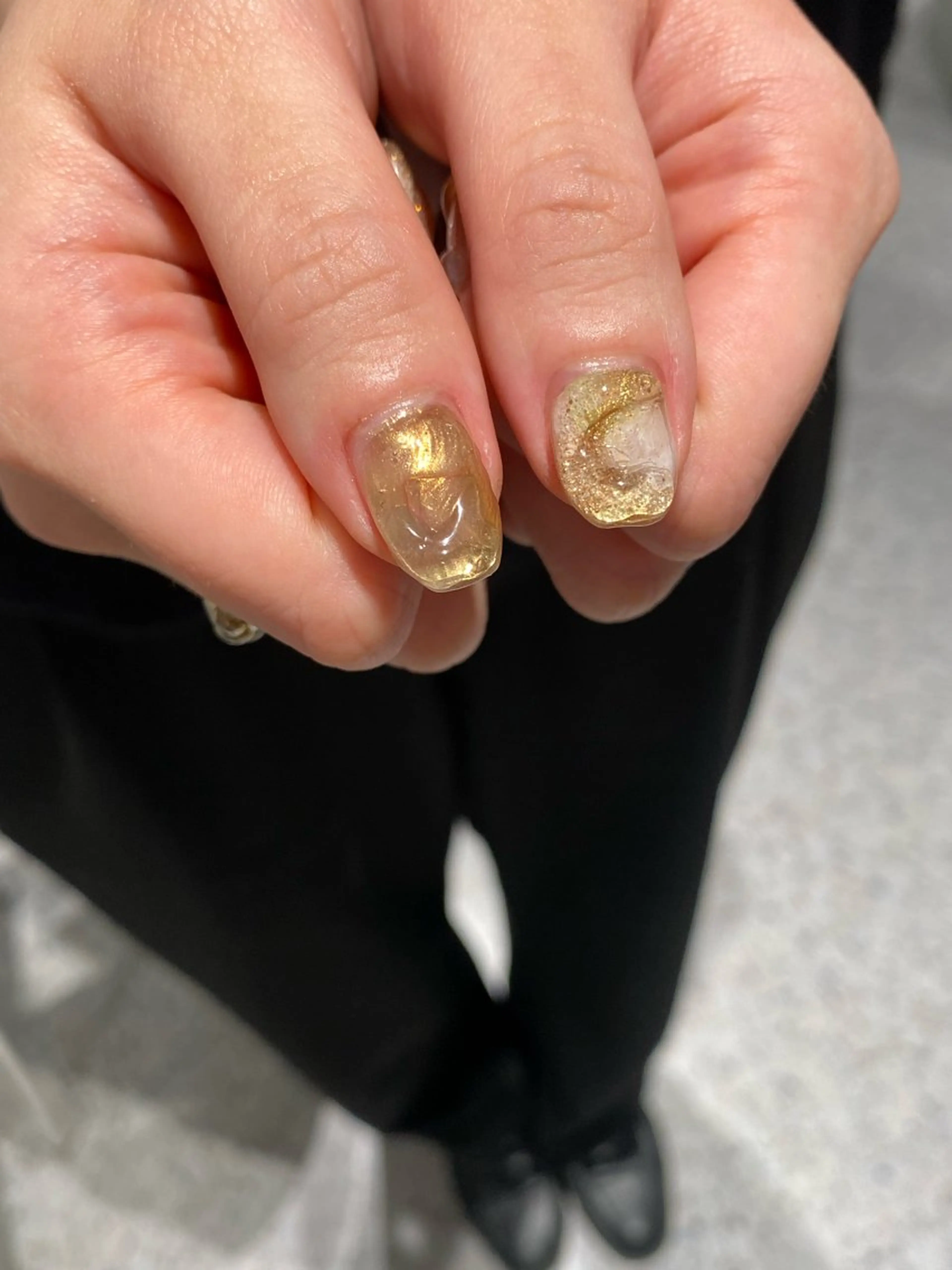 ネイル ニュアンスネイル ハンドネイル Yuriko Omi パラジェル/渋谷のネイルデザイン