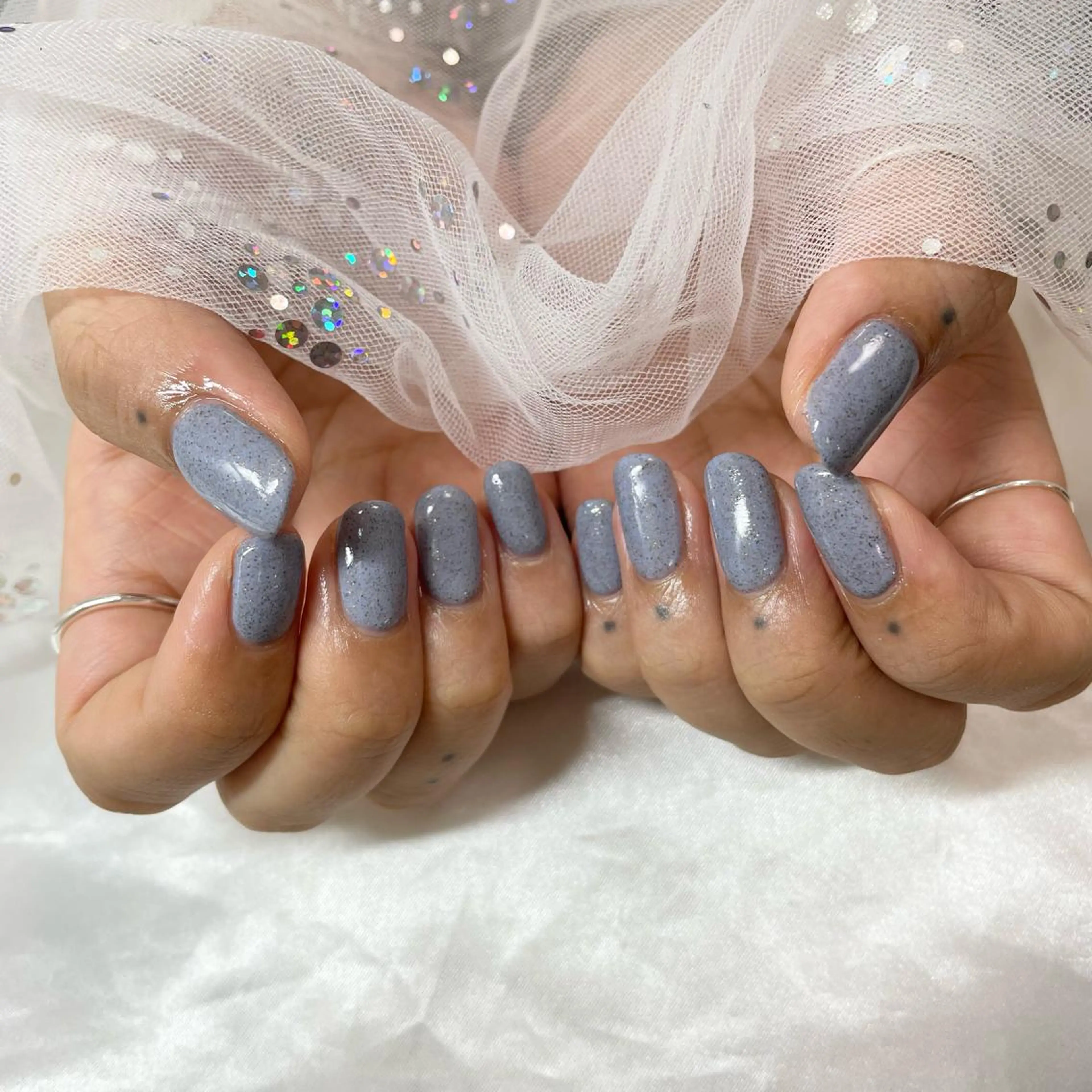 ネイル ブルー 🔷ﾐﾅﾐﾈｲﾙ🔷 やり放題ネイル渋谷2のネイルデザイン