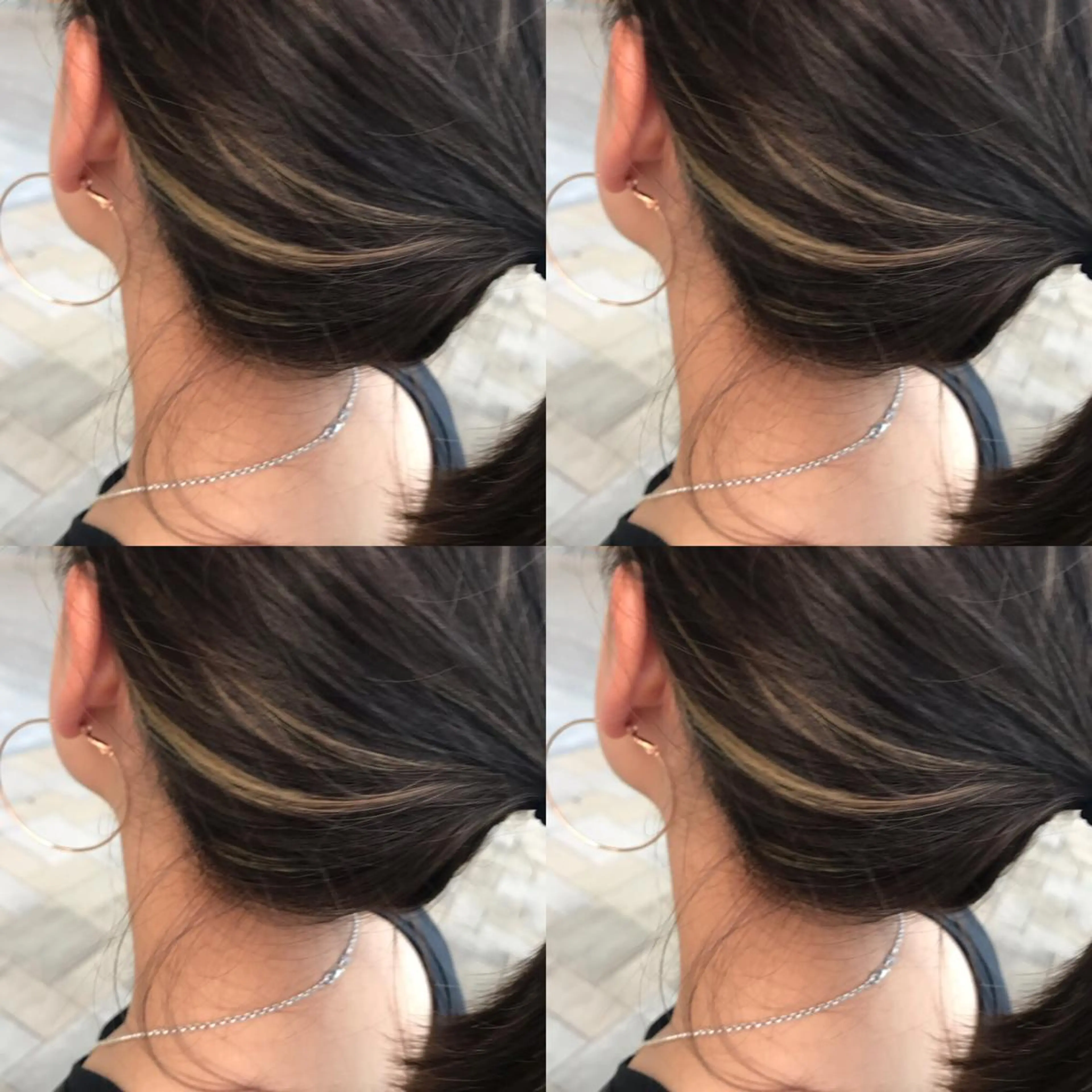 ミディアム カラー ヘアカラー 大久保 隆蔵のヘアスタイル