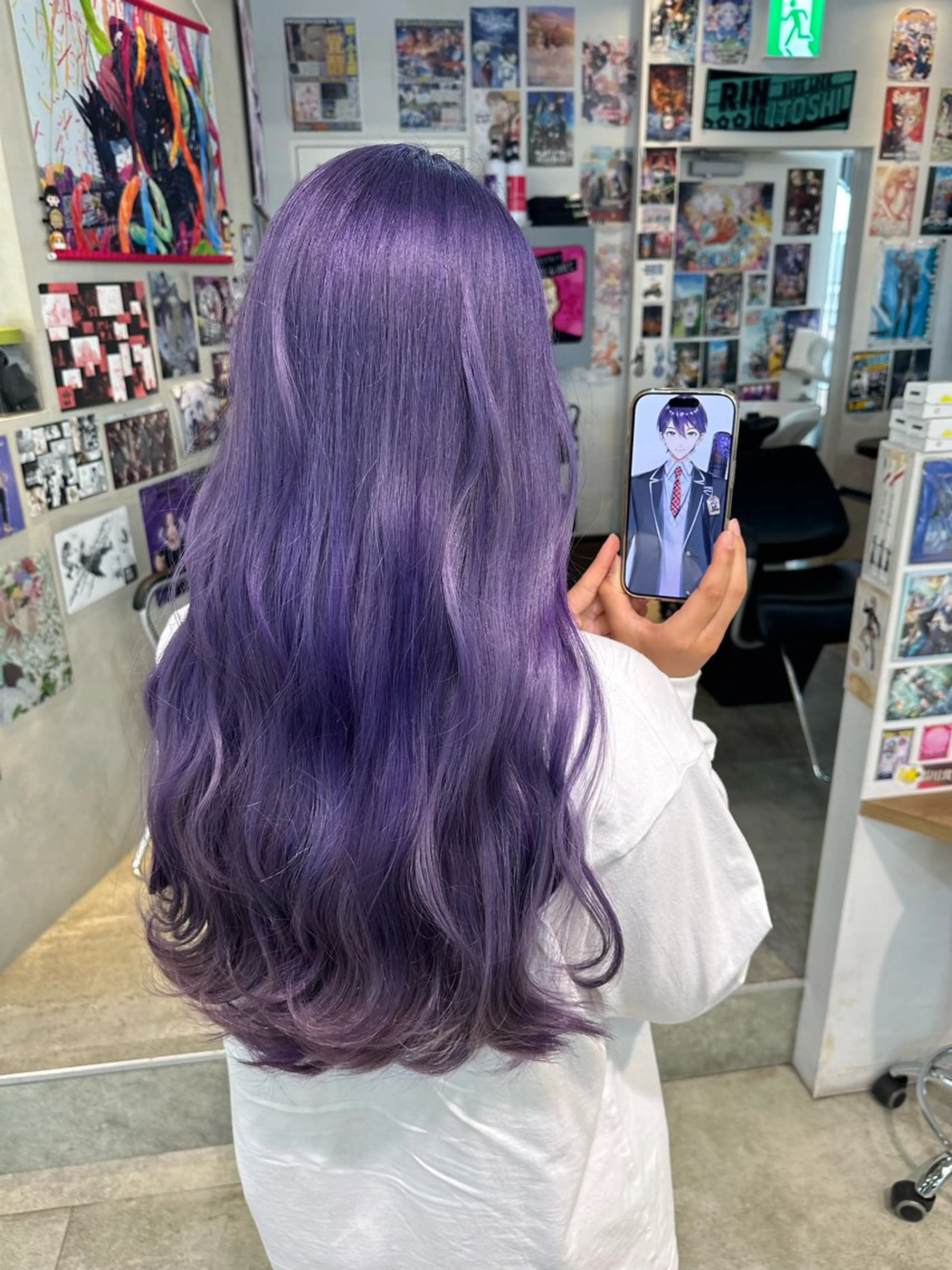 ロング カラー あらげ 🌈推しカラー🌈ᵕのヘアスタイル
