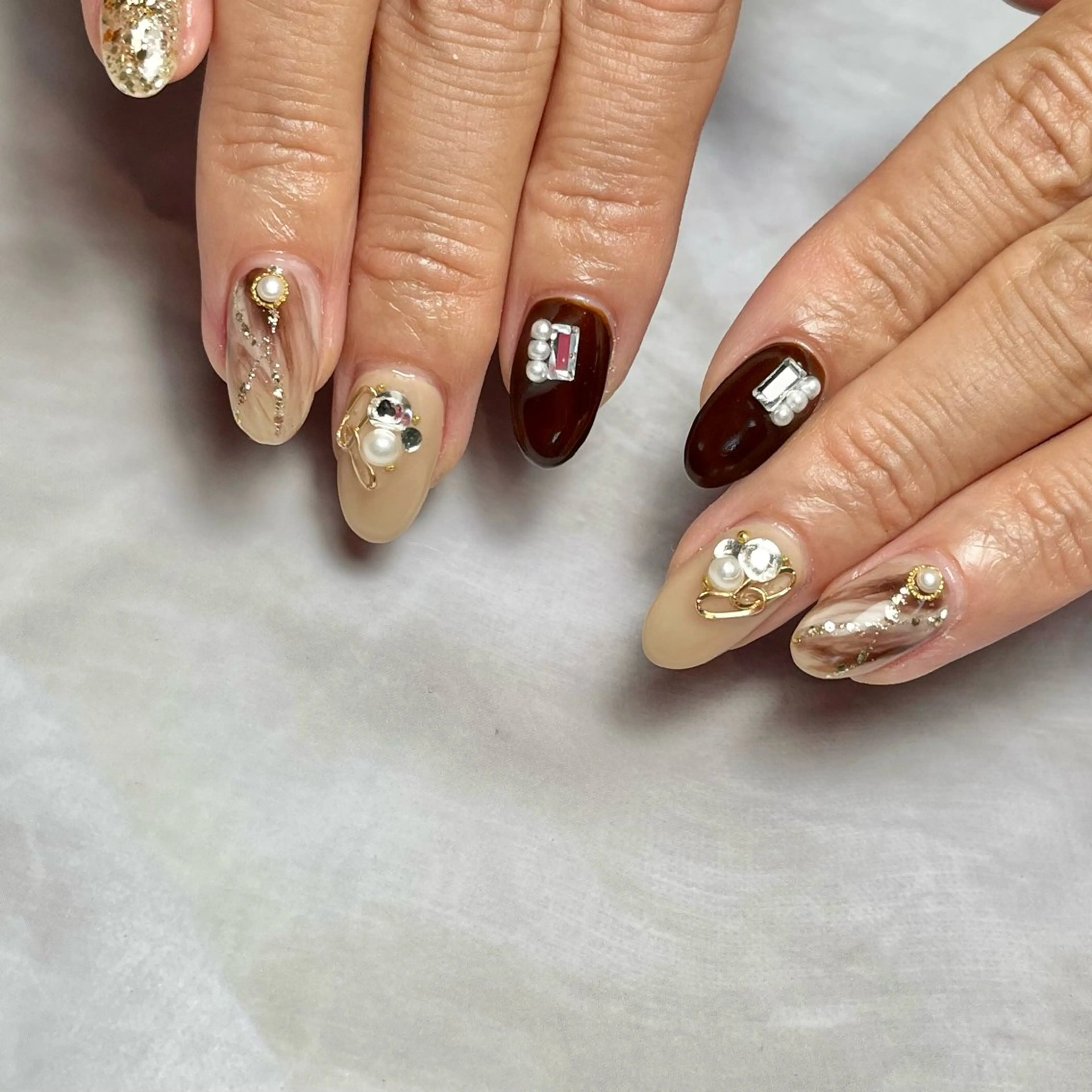 ネイル 持ち込み ハンドネイル Reflection marikoのネイルデザイン