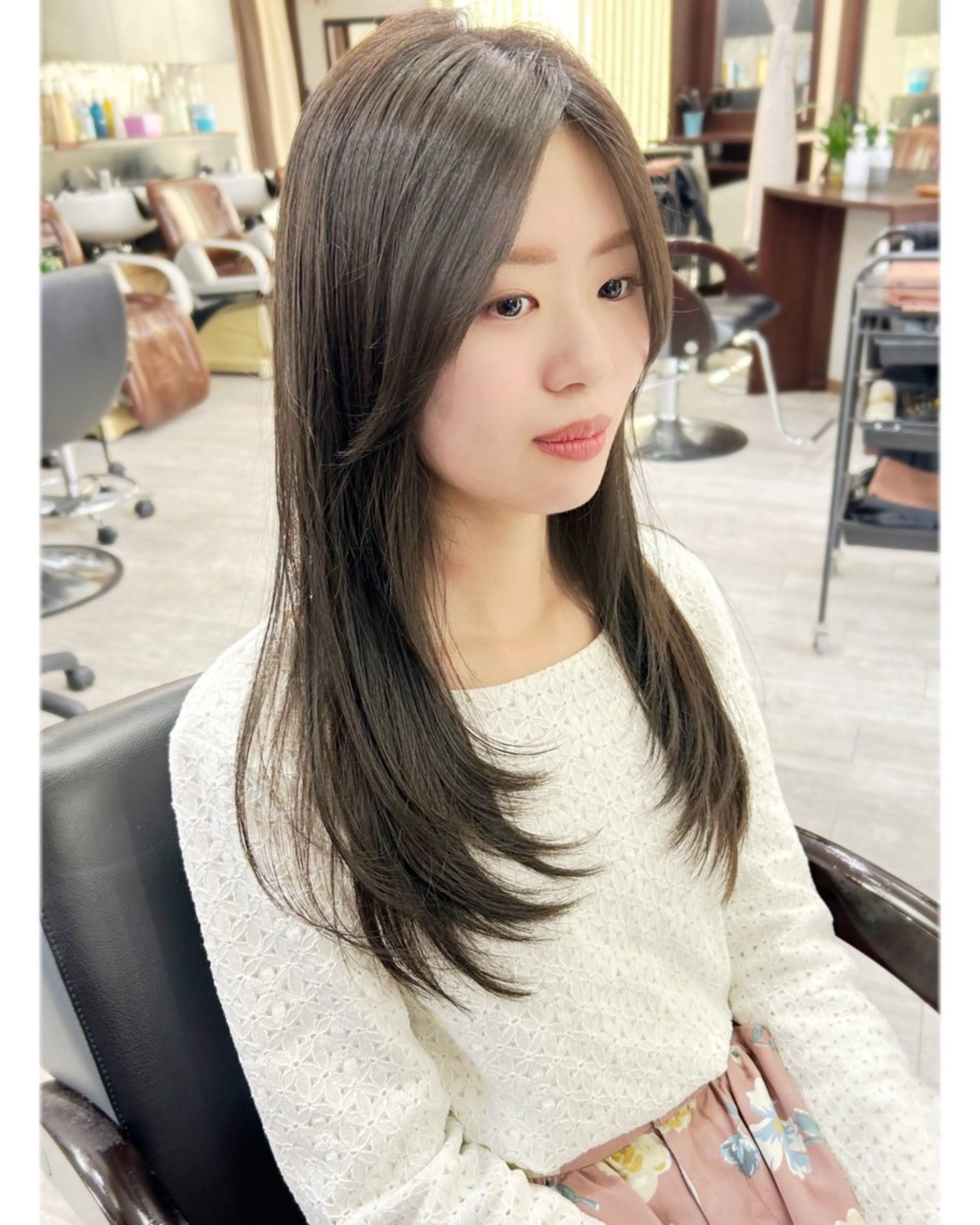 ロング カラー レイヤーカット cocoru所属・＊横浜駅＊ 金子 誠也のヘアスタイル