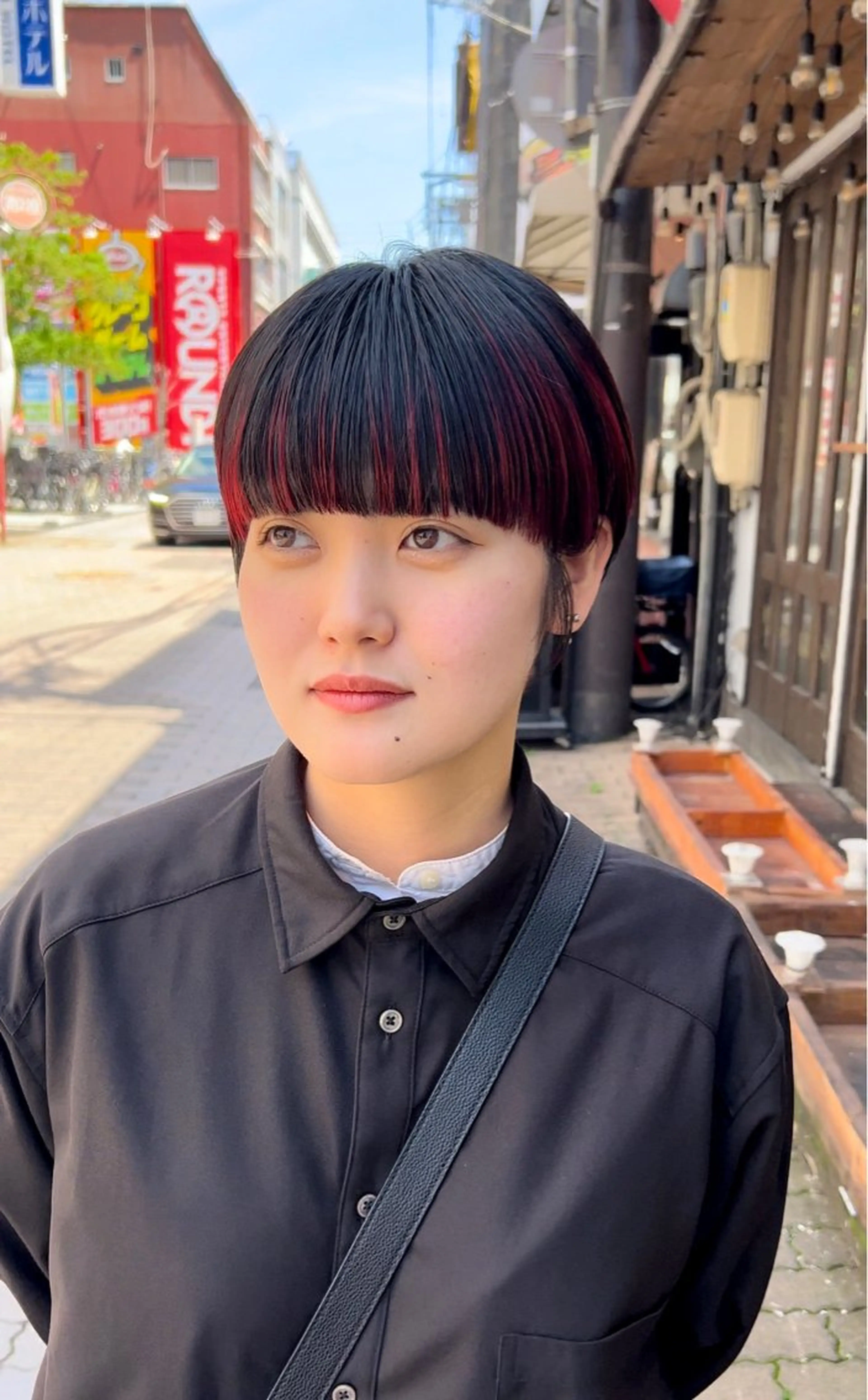 ショート 紙屋町ショート /ボブ　パーマ河内蓮のヘアスタイル