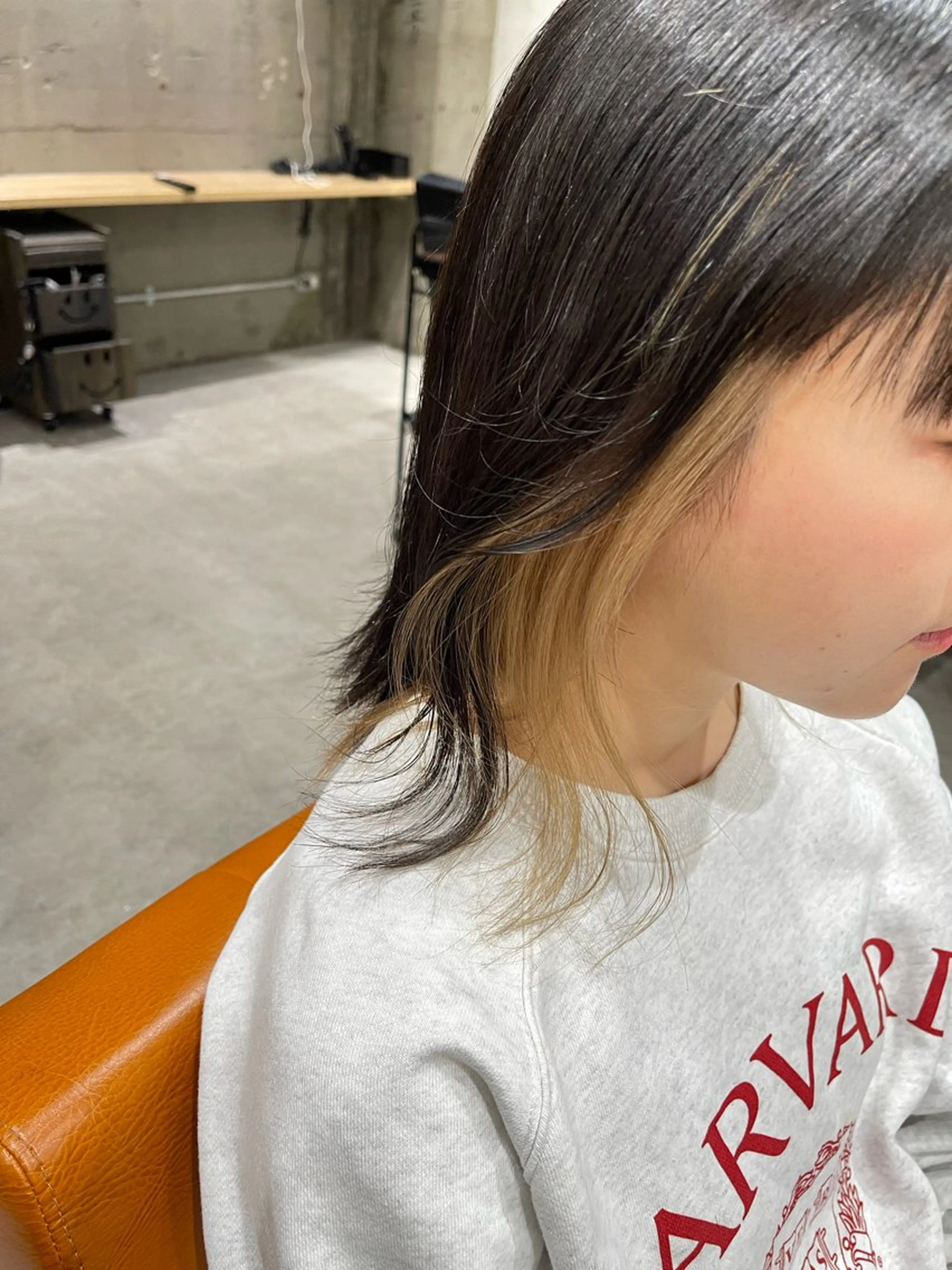 ミディアム カット ヘアカラー ACT仙台店所属・lena🎀 透明感カラー/韓国風のヘアスタイル