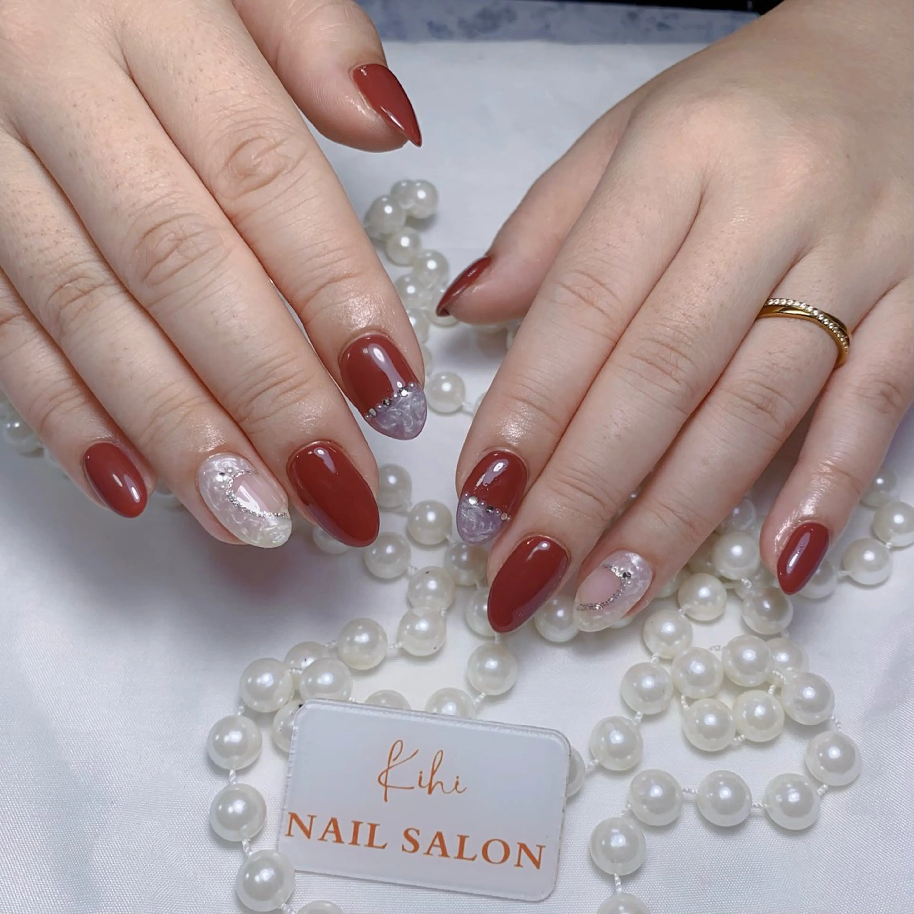 ネイル アートネイル フレンチネイル ジェルネイル グラデーション 韓国ネイル ハンドネイル ハンドケア さくら💮💮 【オフ無料】のネイルデザイン