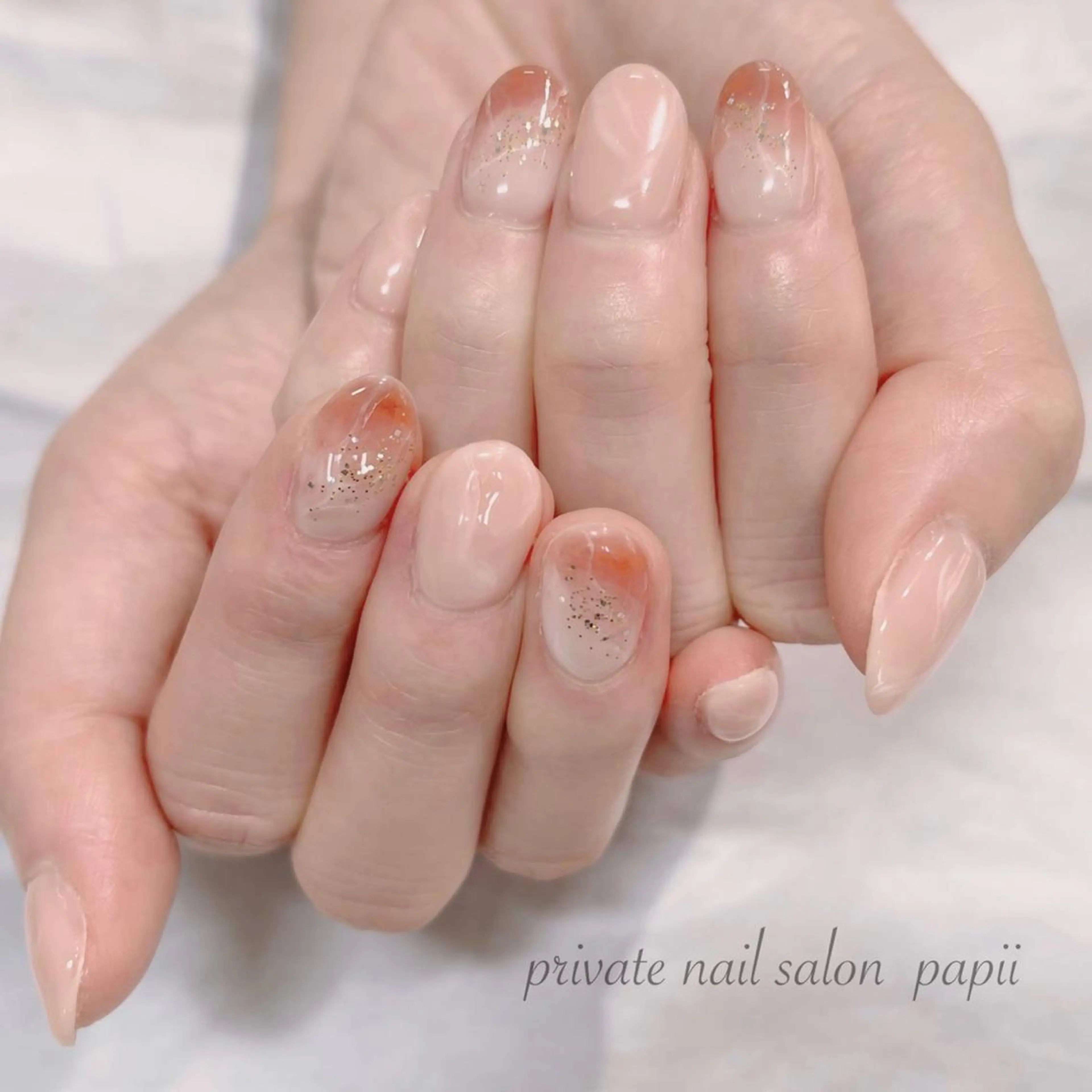 ネイル シンプルネイル ハンドネイル private nail salon papii所属・papii☆ kurodaのネイルデザイン