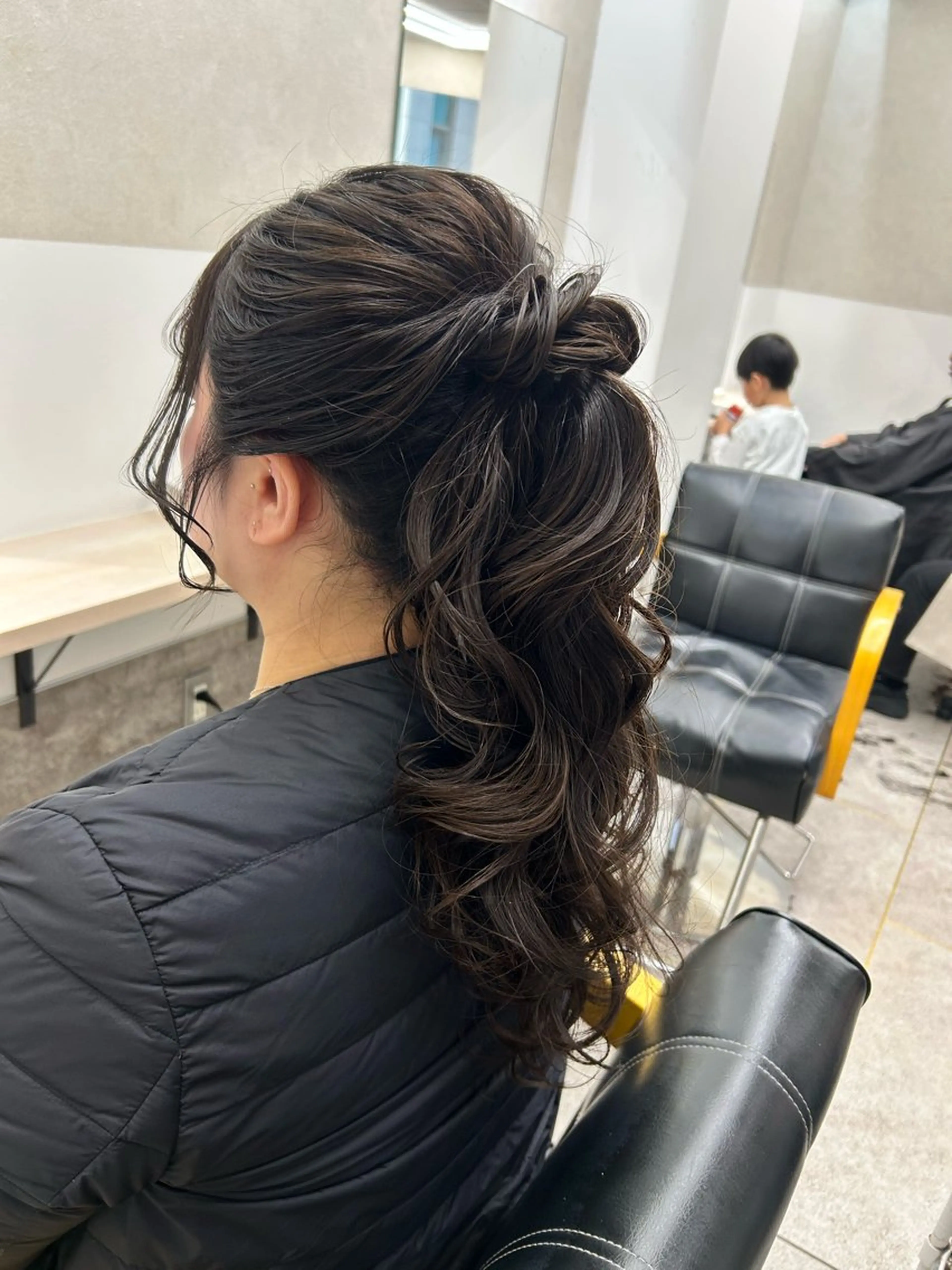 ヘアアレンジ ヘアセット SAAYA 🎀 博多ハイトーン💖のヘアスタイル